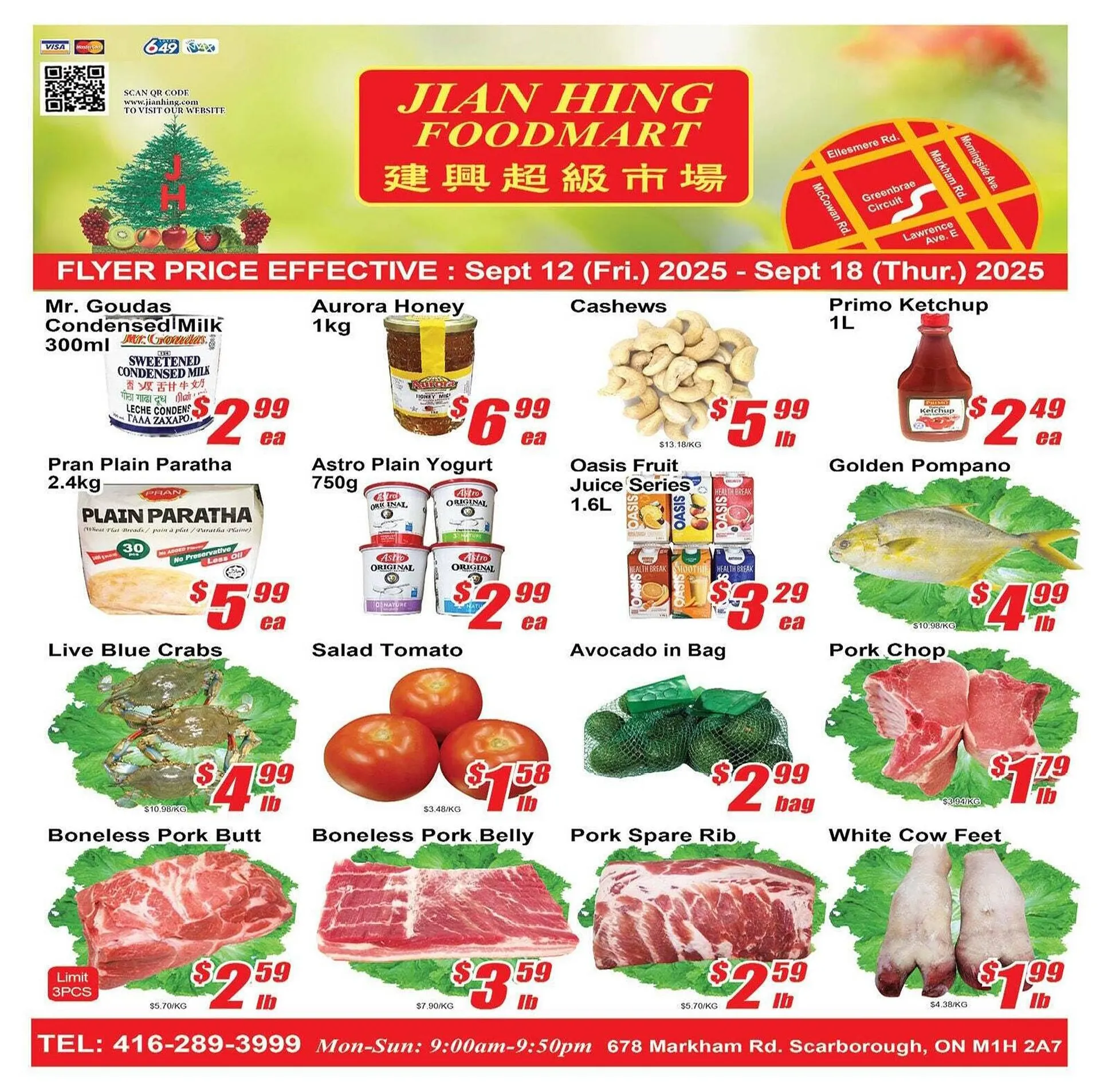 Jian Hing Supermarket flyer from September 13 to September 19 2025 - flyer page 1