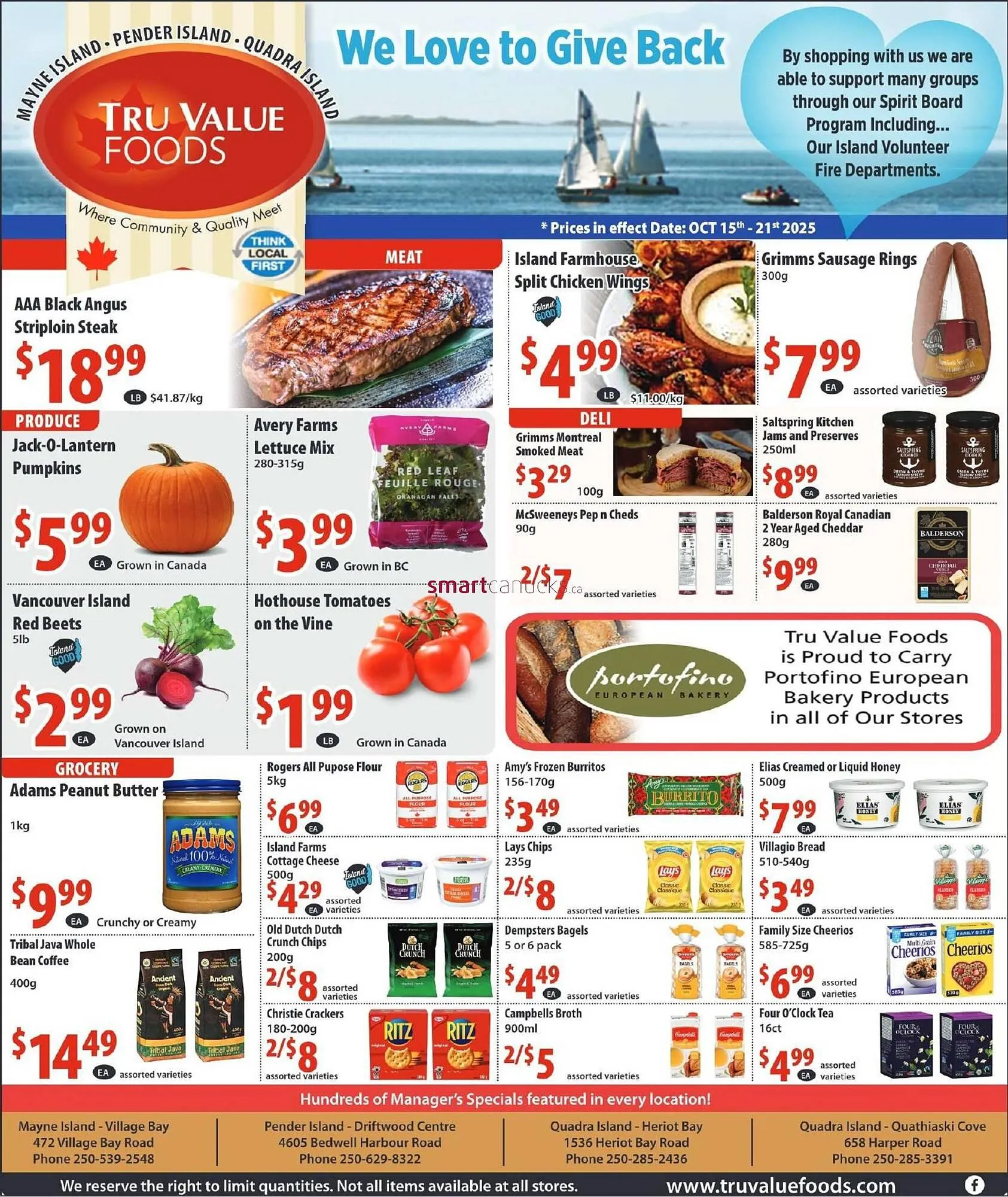 Tru Value Foods flyer from October 15 to October 21 2025 - flyer page 1