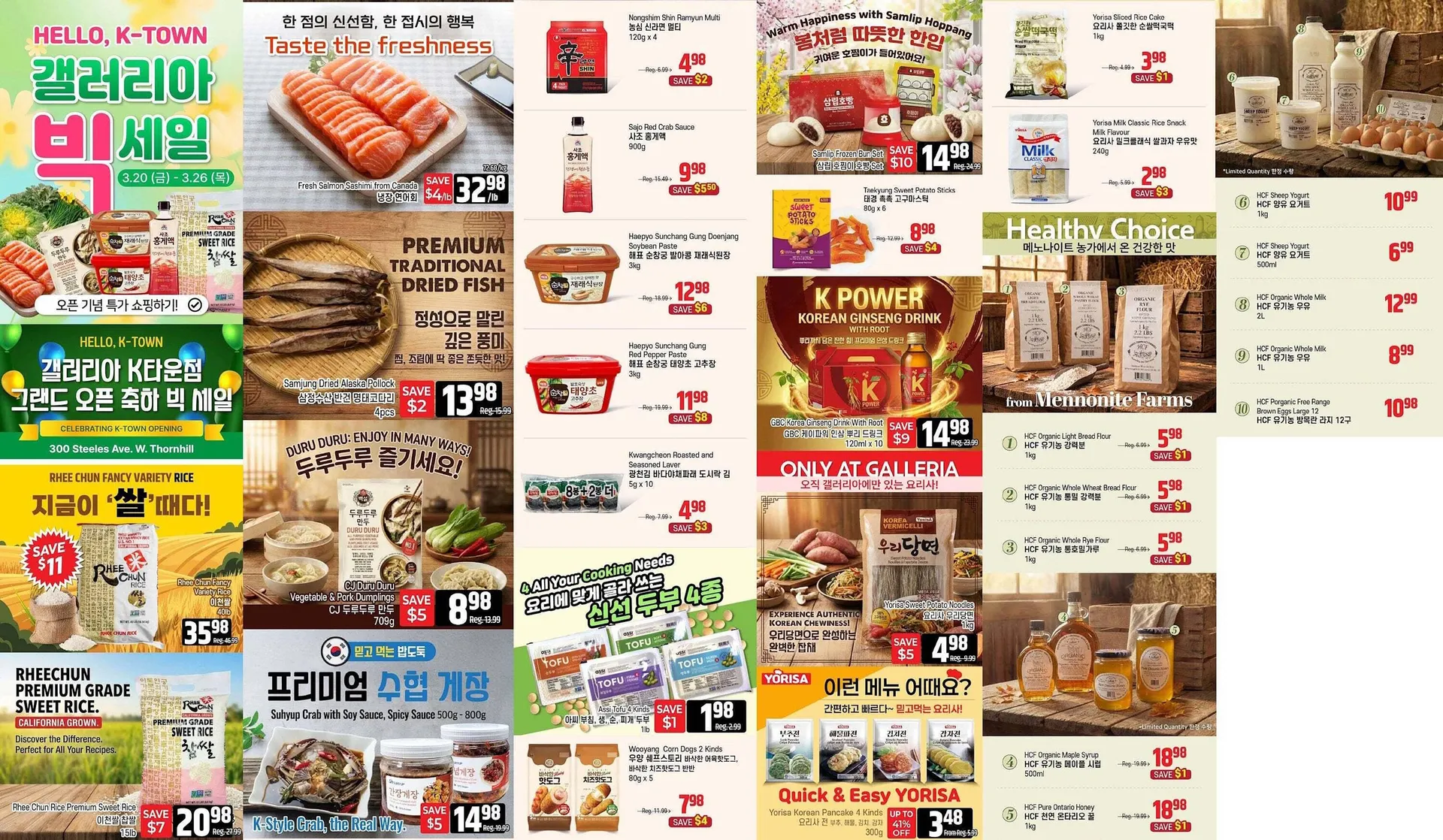 Galleria Supermarket flyer from March 20 to March 27 2026 - flyer page 1