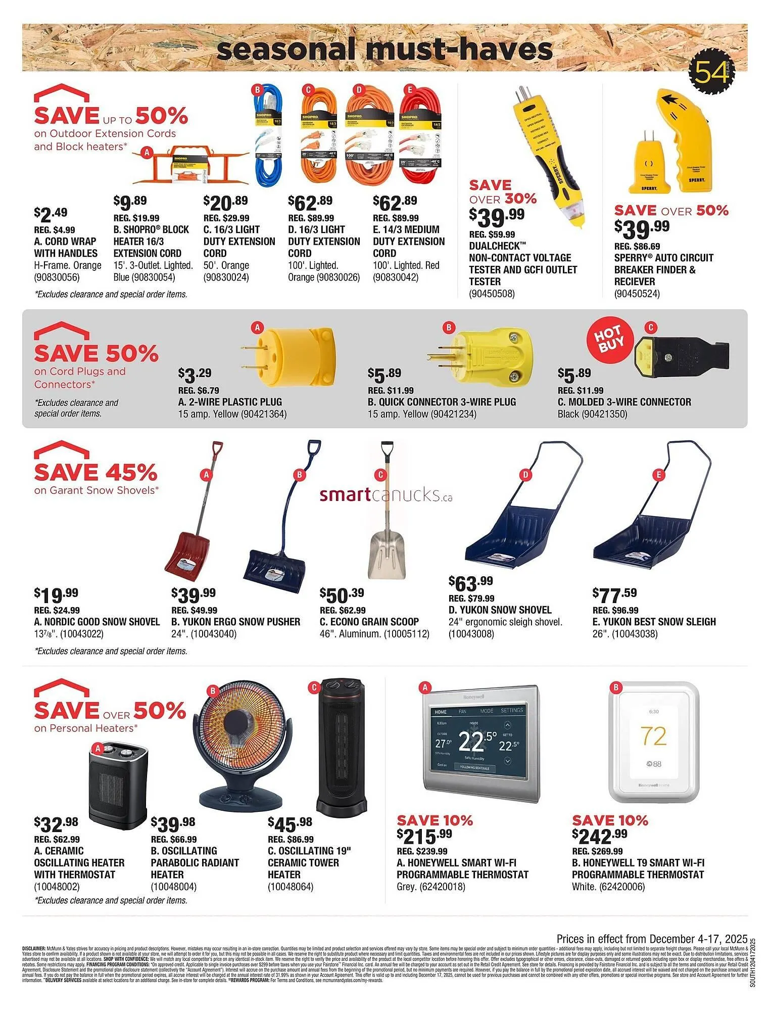 McMunn & Yates Building Supplies flyer from December 4 to December 10 2025 - flyer page 10