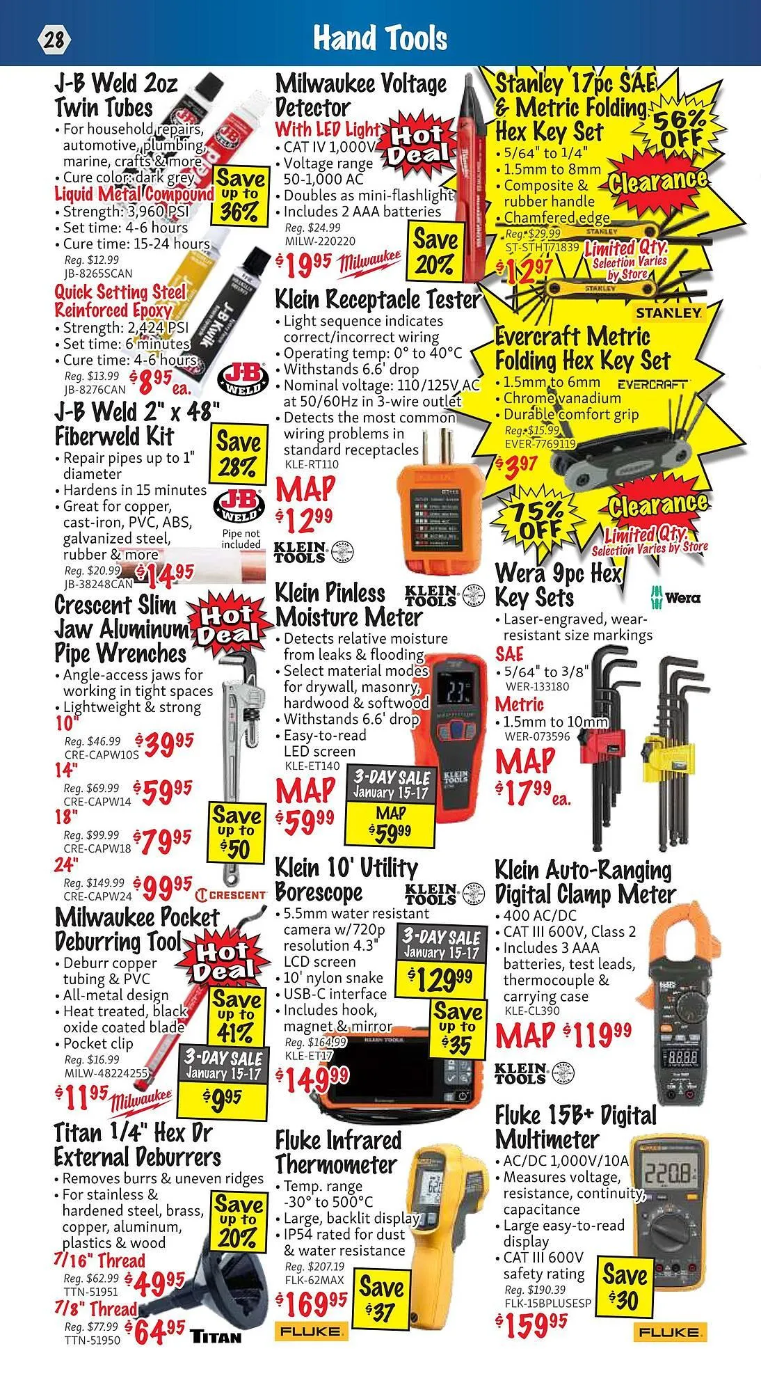 KMS Tools flyer from January 1 to January 31 2026 - flyer page 28