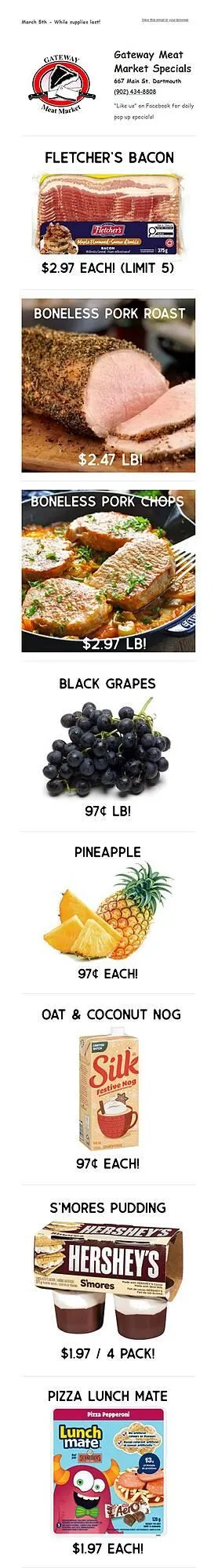 Grocery Gateway flyer - 1