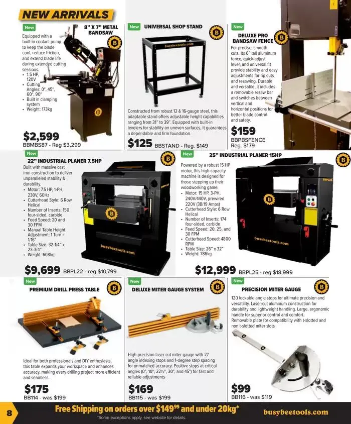 Busy Bee Tools Winter Catalogue from January 6 to March 22 2025 - flyer page 8