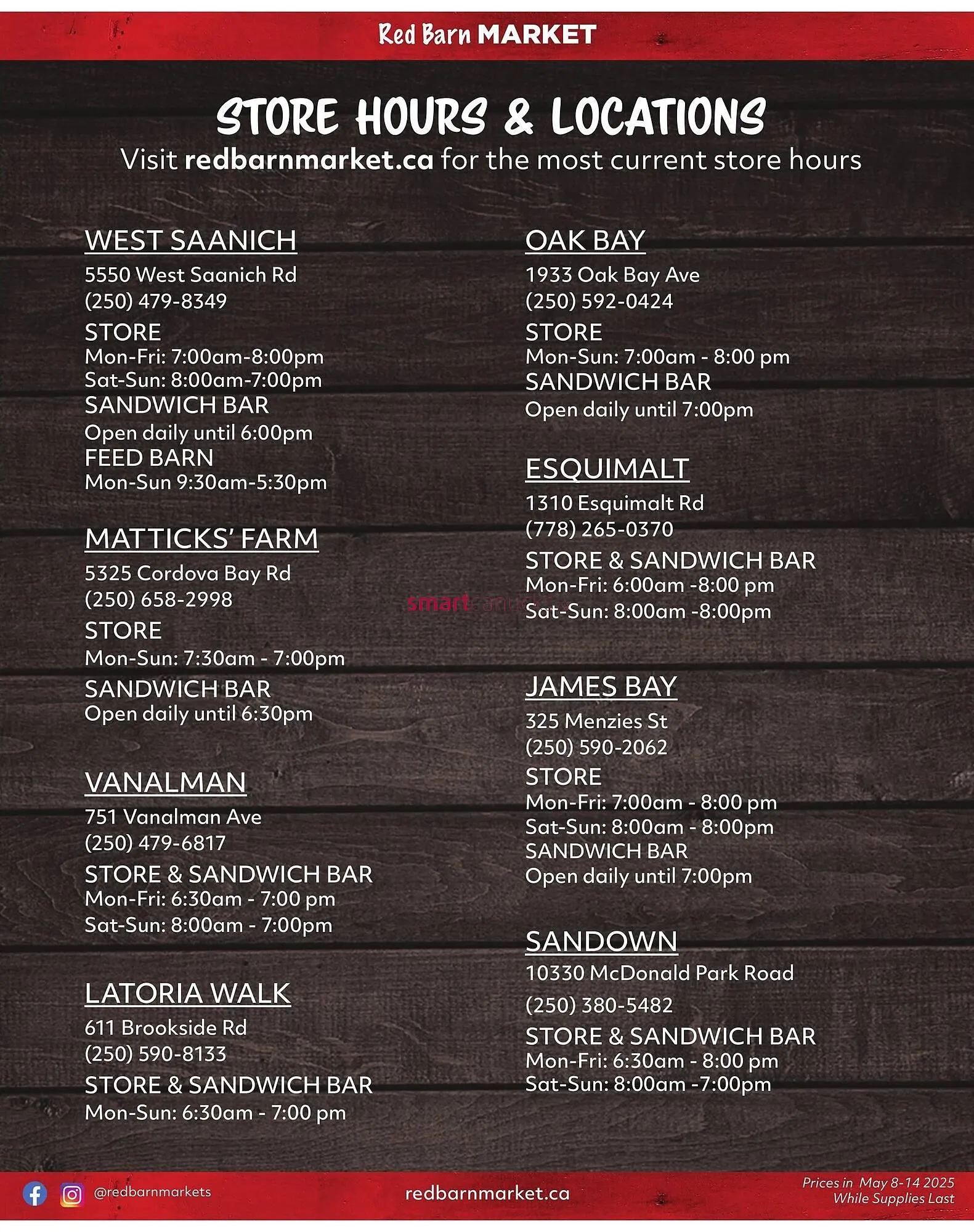 Red Barn Market flyer from May 9 to May 19 2025 - flyer page 8