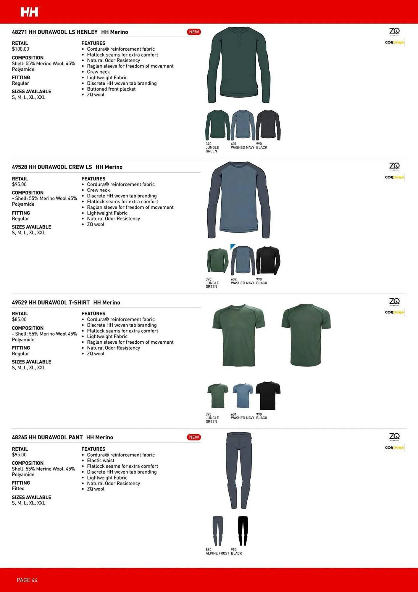 Helly Hansen flyer from September 11 to February 28 2026 - flyer page 44