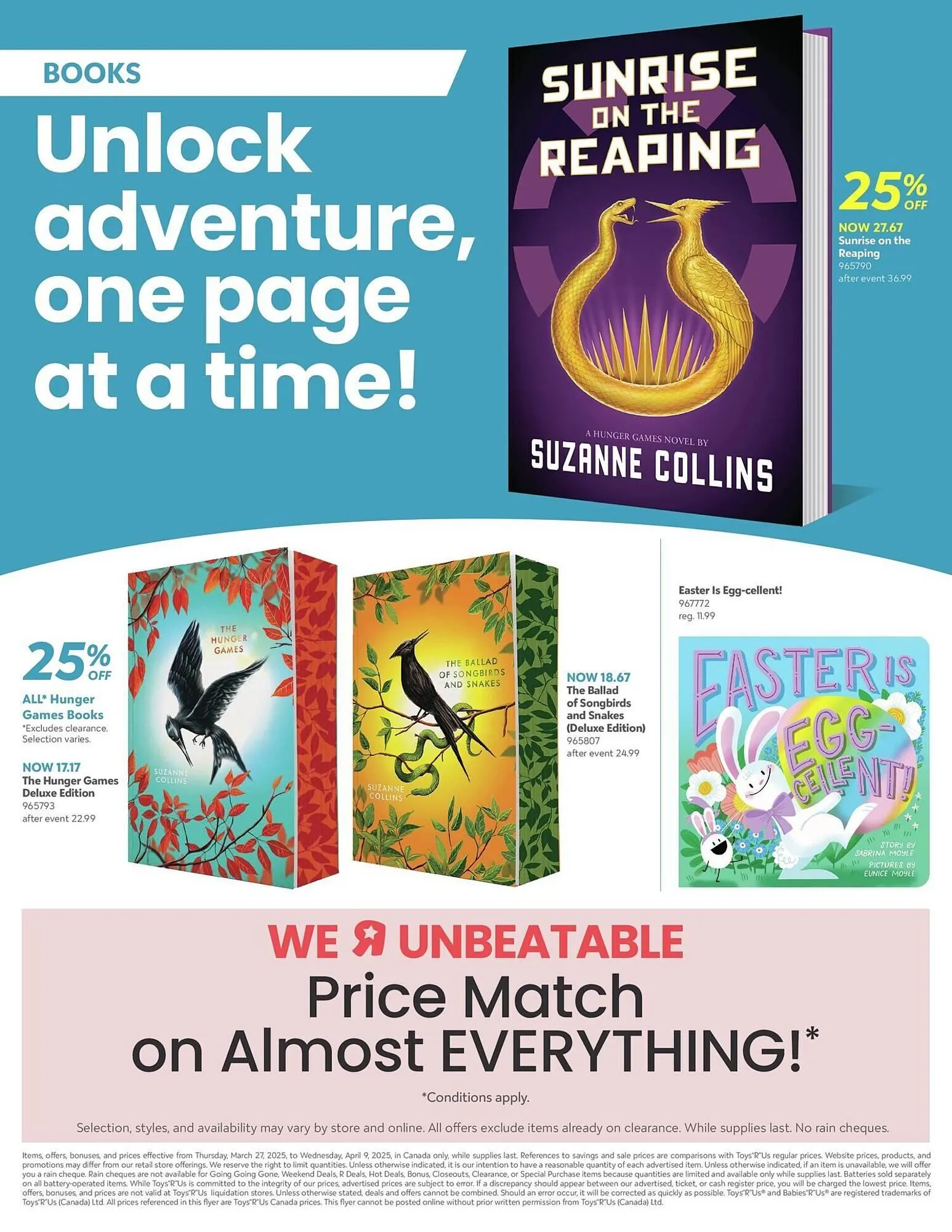 Toys R us flyer from March 27 to April 10 2025 - flyer page 7