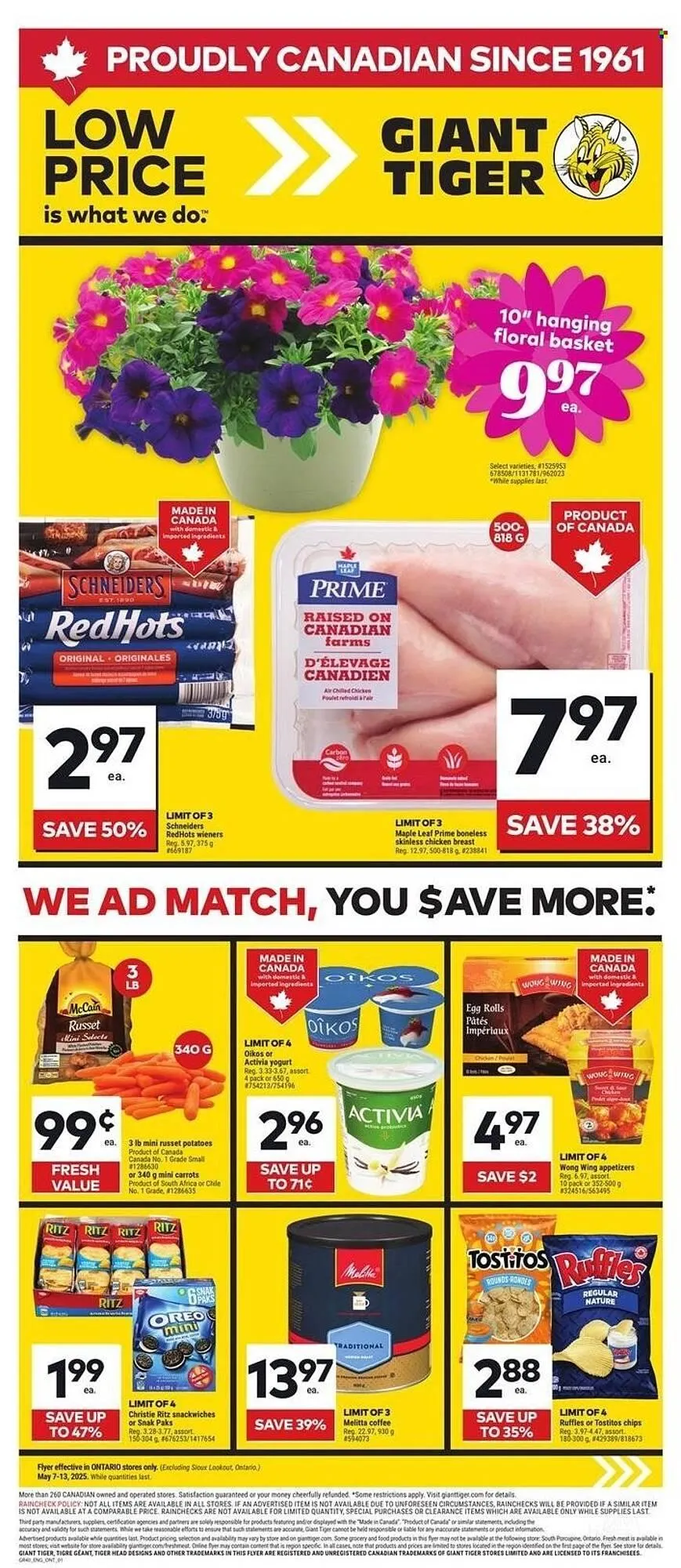 Giant Tiger flyer from May 7 to May 13 2025 - flyer page 1