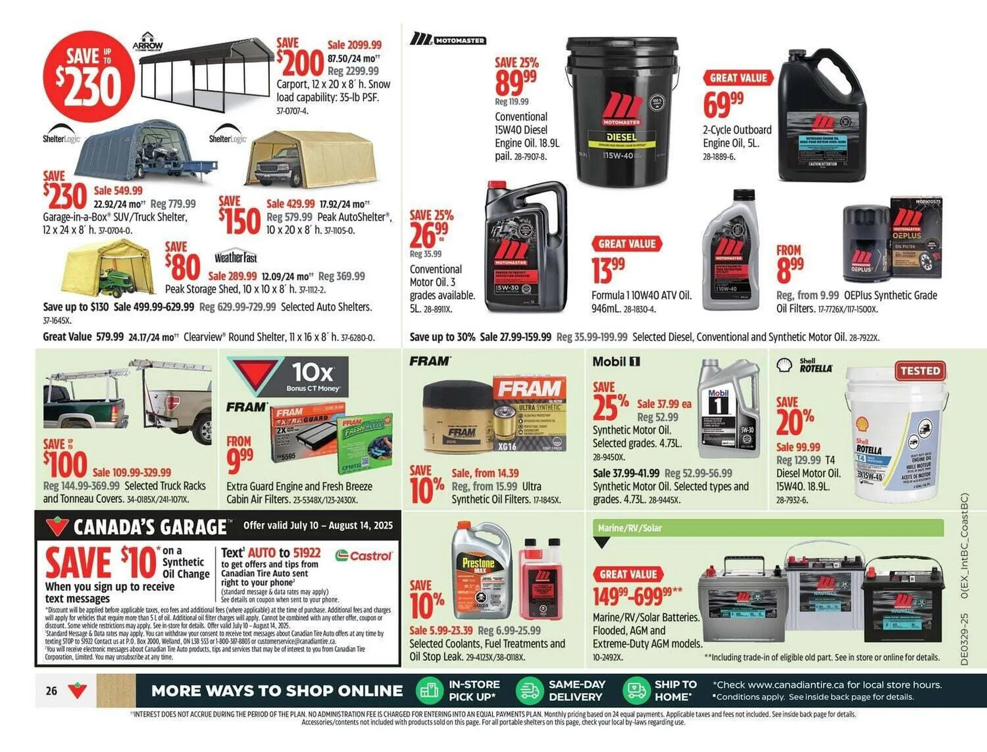 Canadian Tire flyer from July 11 to July 18 2025 - flyer page 32