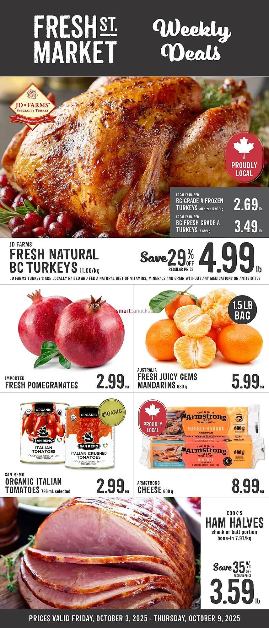 Fresh St Market flyer from October 3 to October 9 2025 - flyer page 1