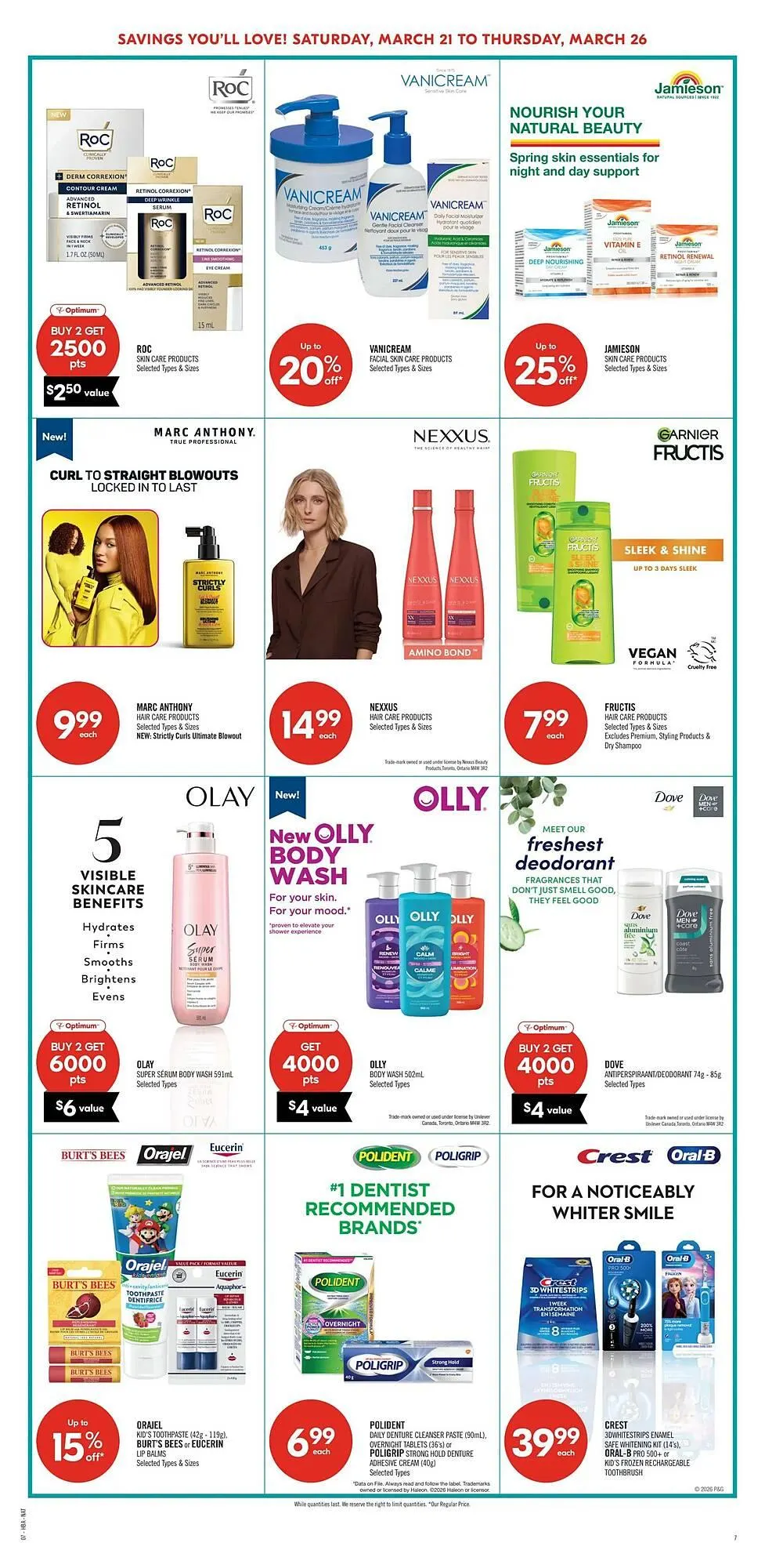 Shoppers Drug Mart flyer from March 21 to March 26 2026 - flyer page 14