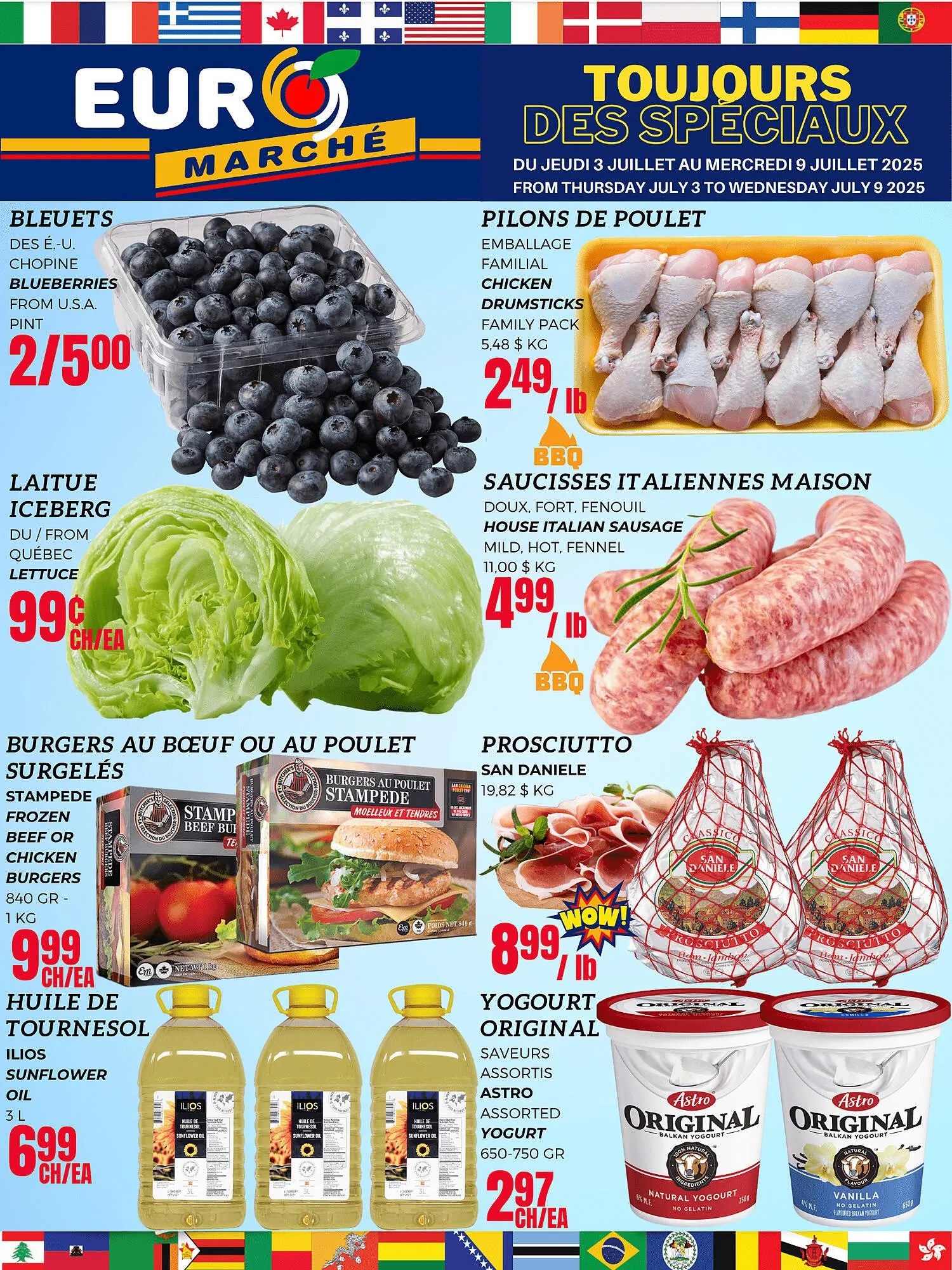 Euromarché flyer from July 3 to July 9 2025 - flyer page 1