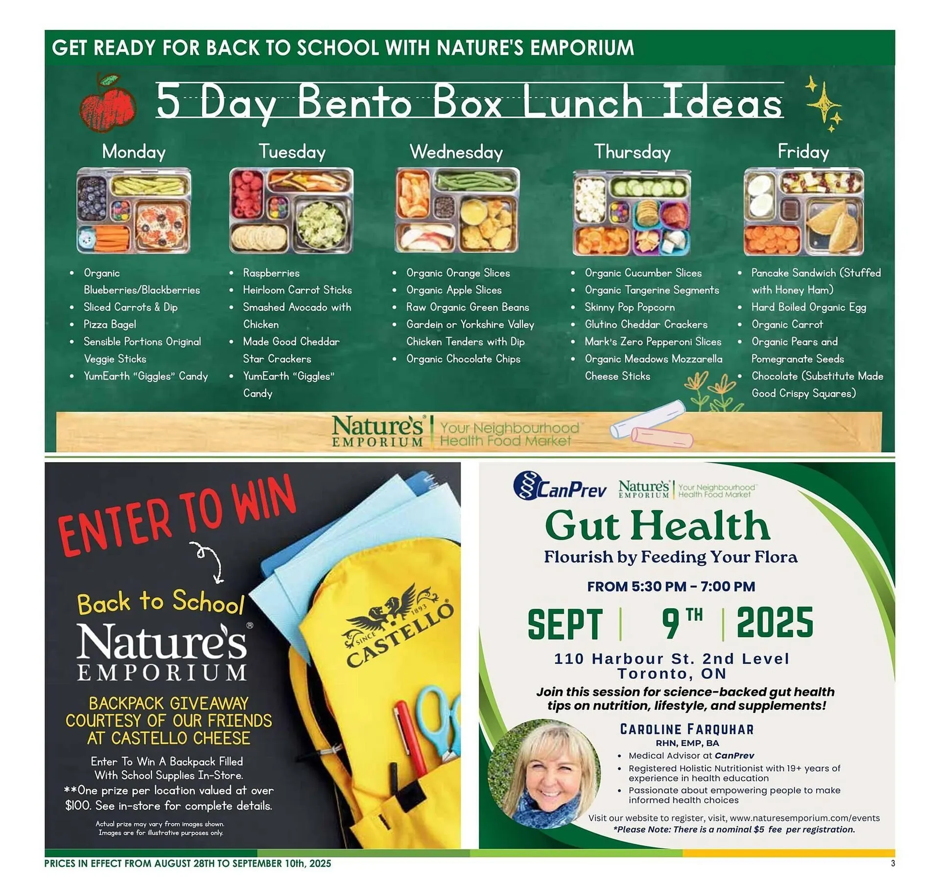 Nature's Emporium flyer from August 29 to October 1 2025 - flyer page 3