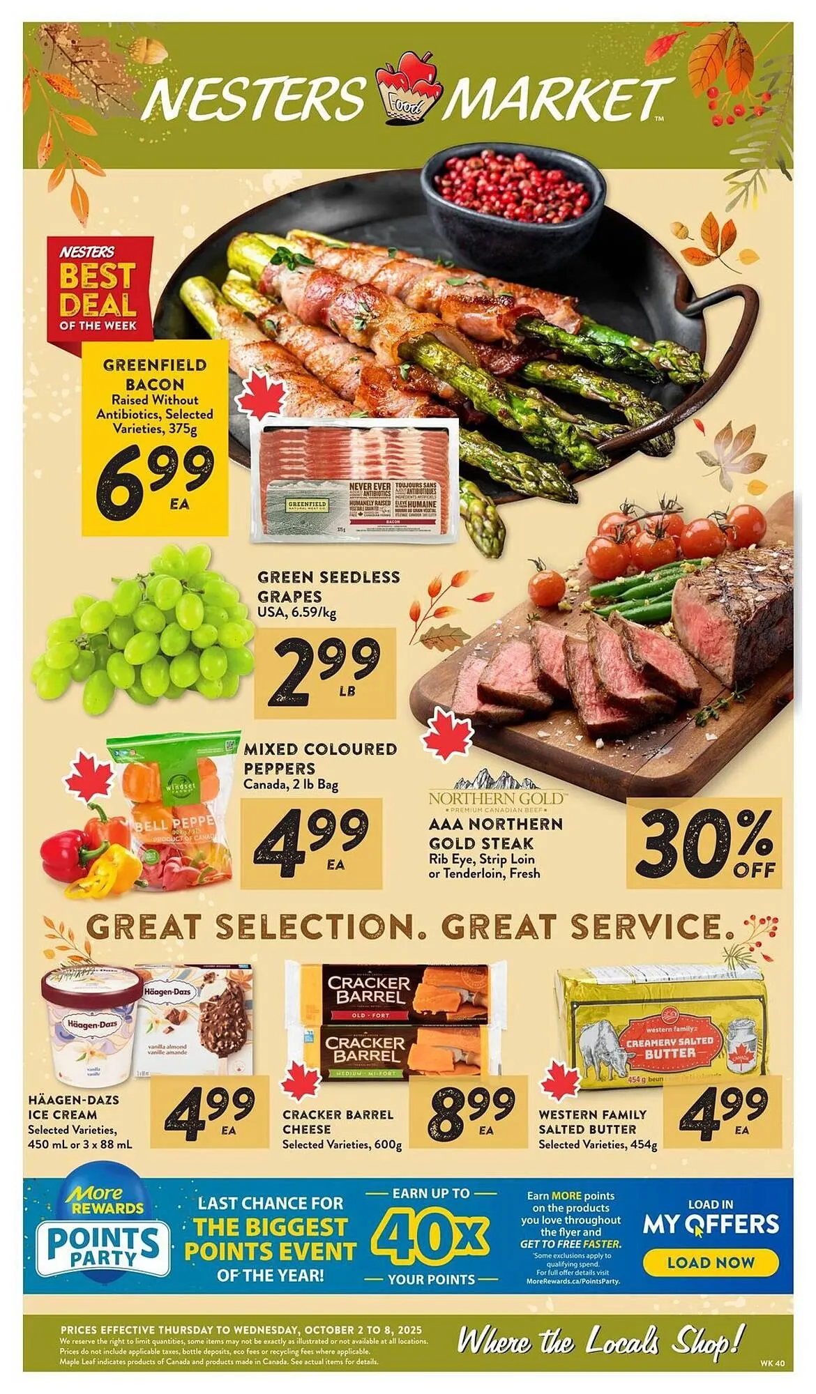 Nesters Market flyer from October 2 to October 8 2025 - flyer page 1