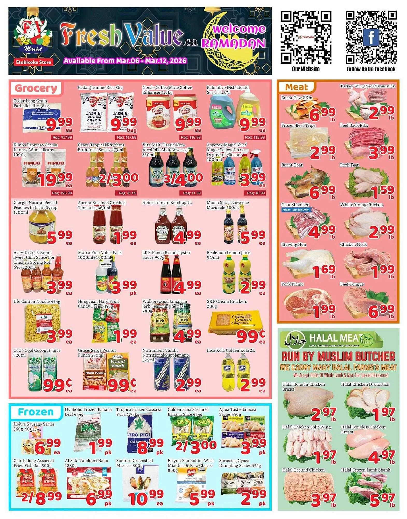Fresh Value flyer from March 6 to March 13 2026 - flyer page 1