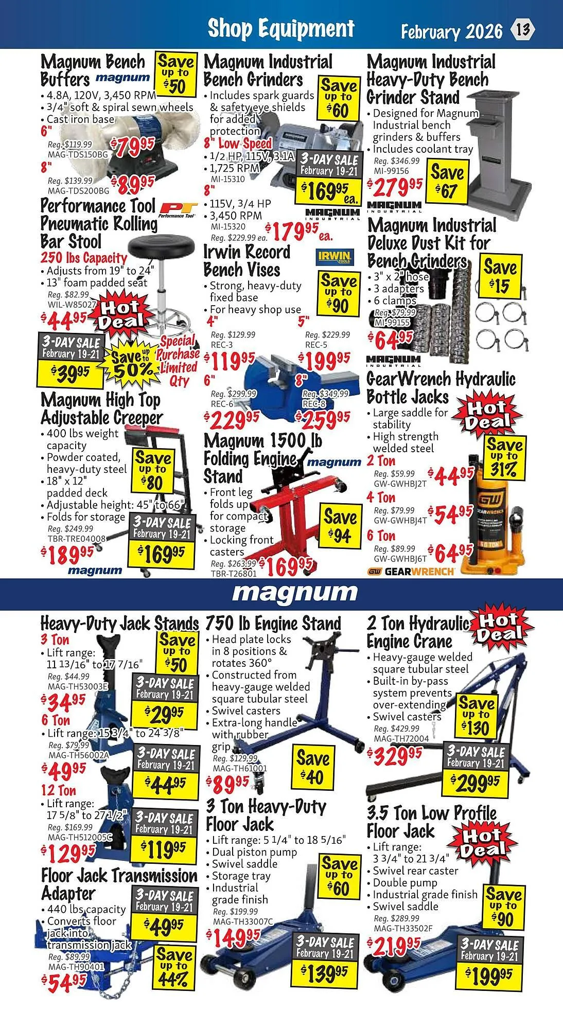 KMS Tools flyer from February 1 to February 28 2026 - flyer page 13