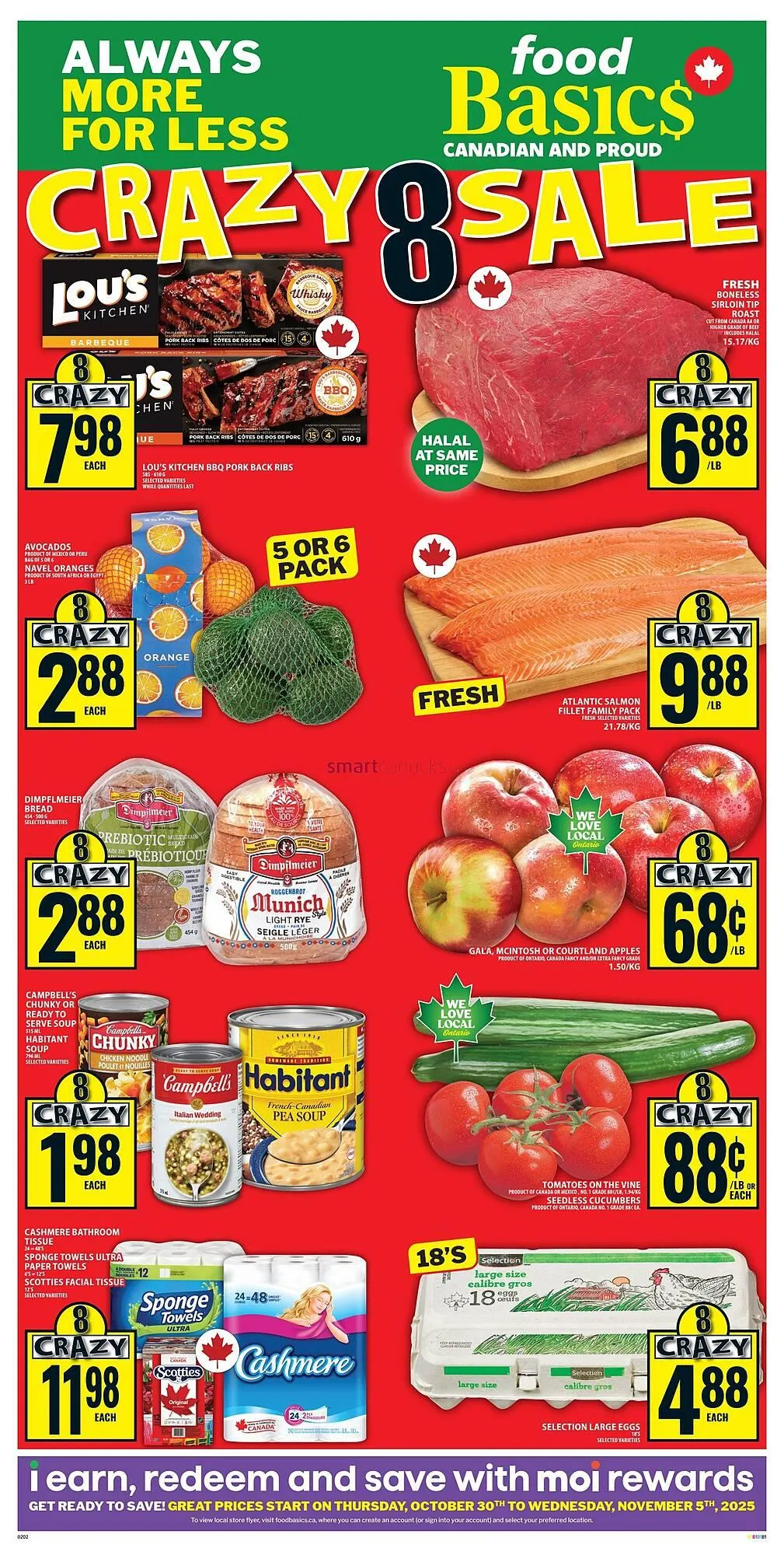 Food Basics flyer from October 30 to November 5 2025 - flyer page 1