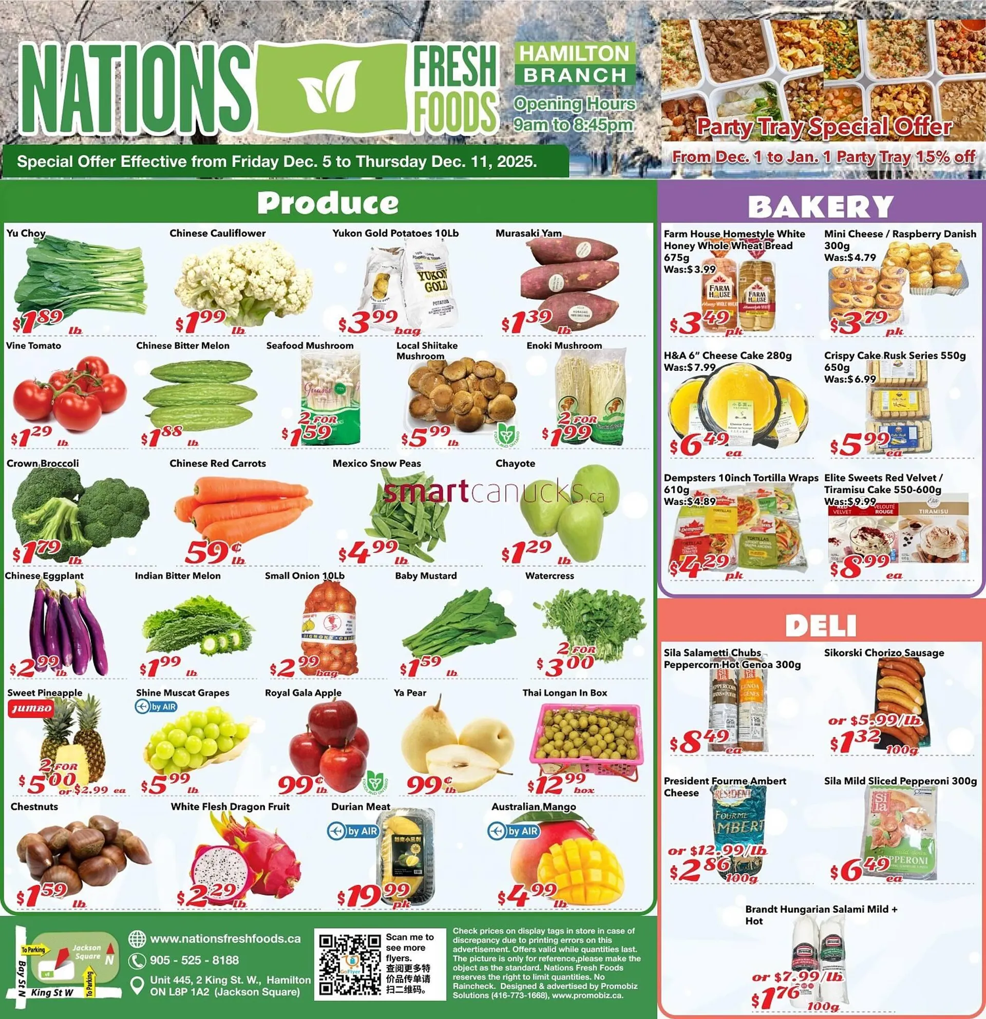 Nations Fresh Foods flyer from December 5 to December 11 2025 - flyer page 1
