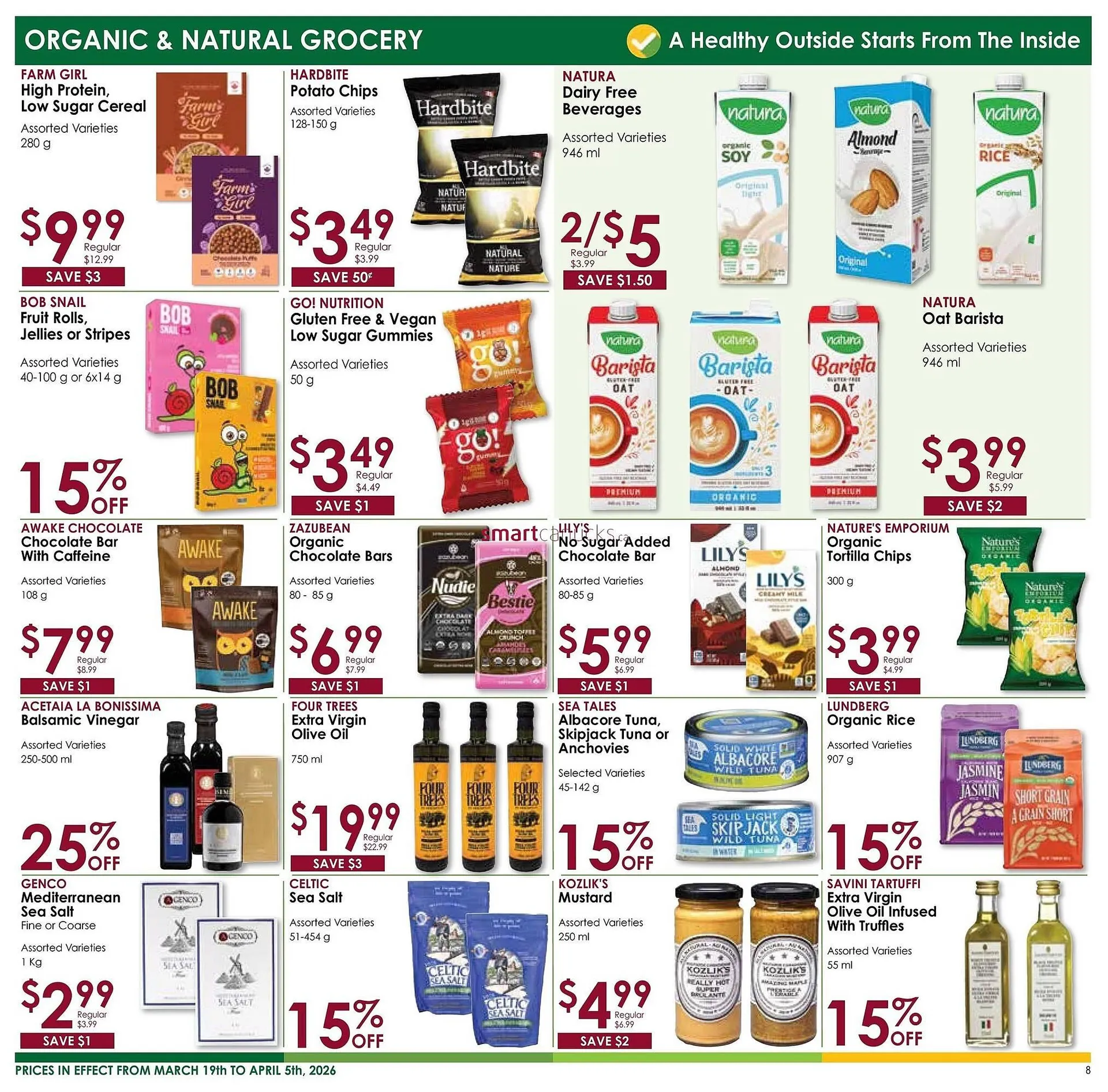 Nature's Emporium flyer from March 19 to April 5 2026 - flyer page 8