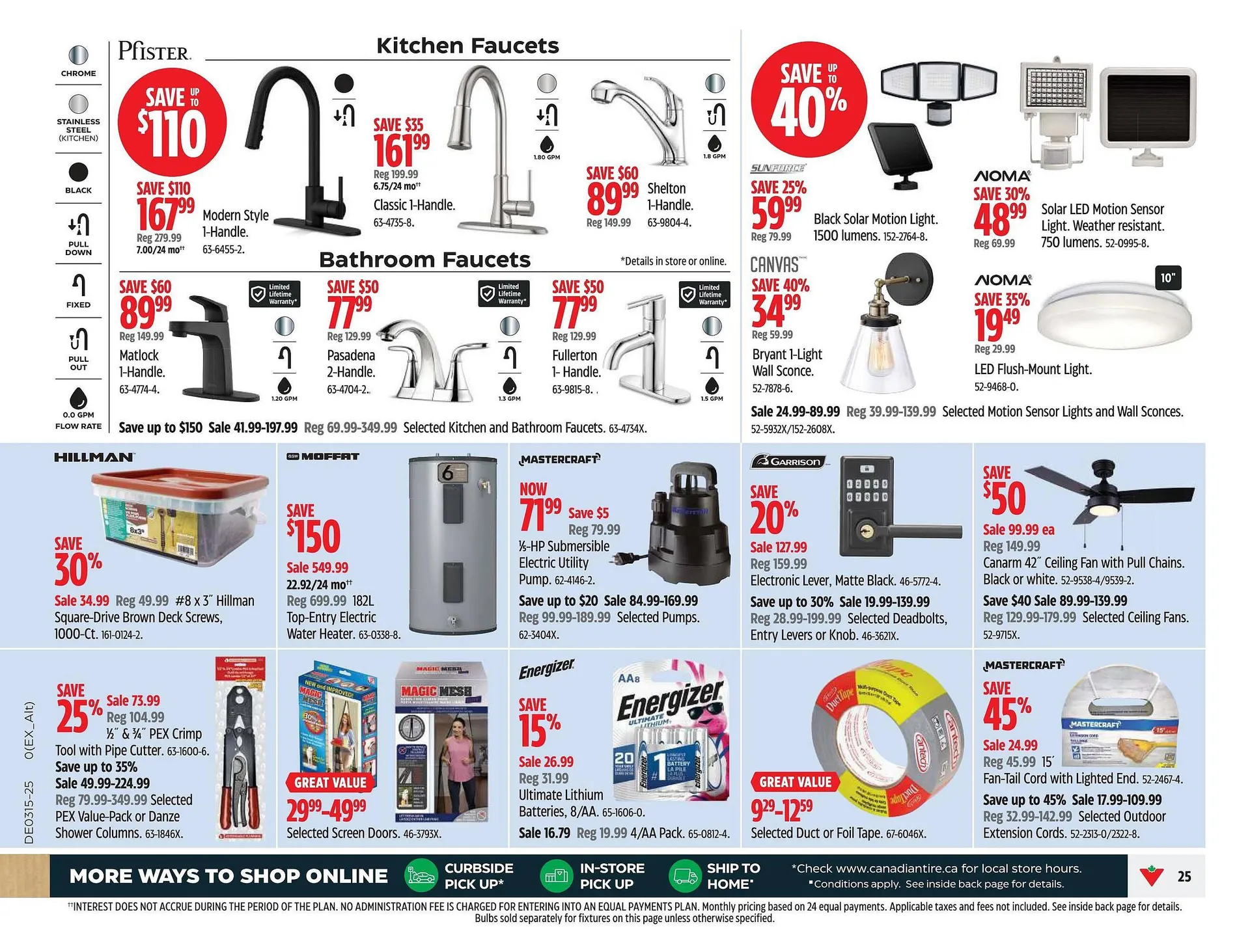 Canadian Tire flyer from April 3 to April 9 2025 - flyer page 25