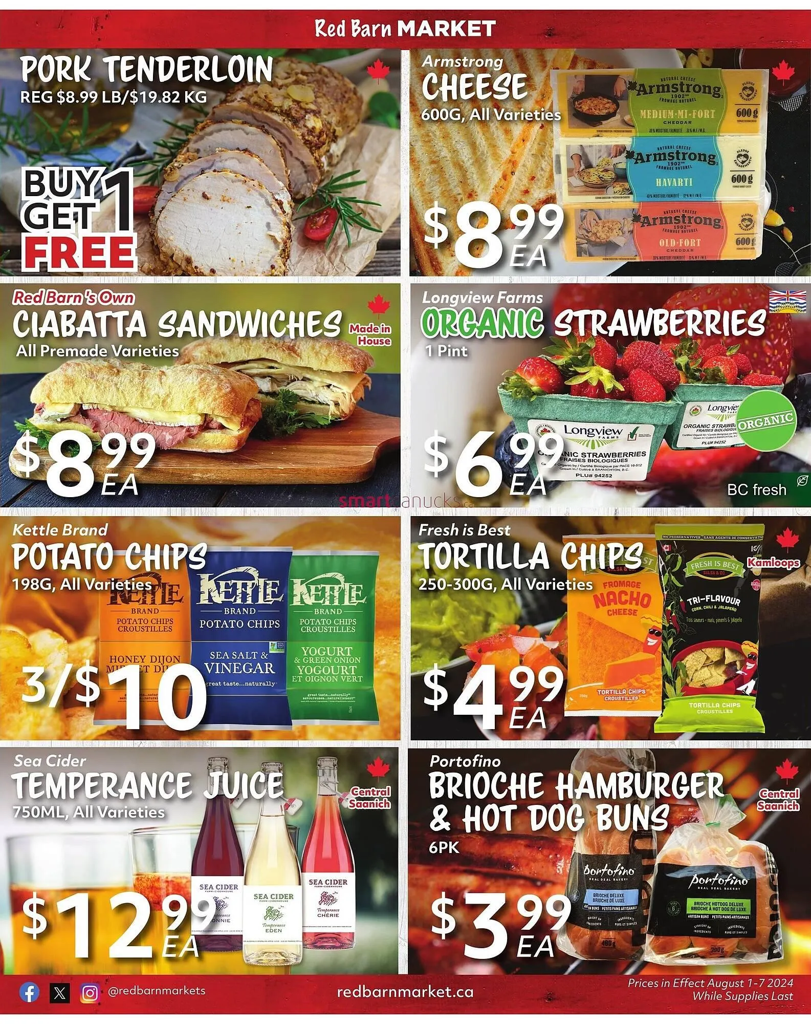 Red Barn Market flyer from August 1 to August 7 2024 - flyer page 2