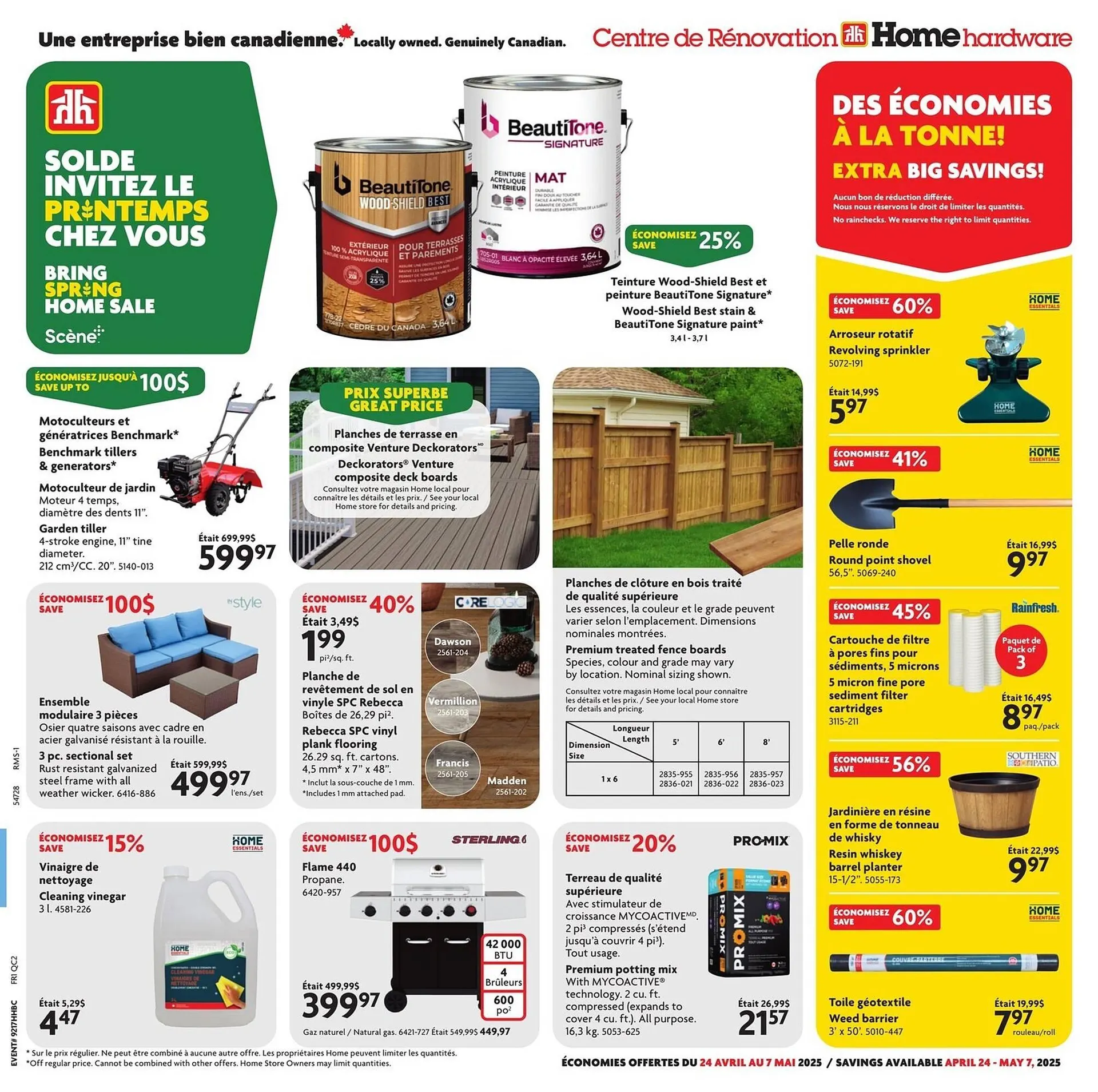 Home Hardware flyer from April 24 to April 30 2025 - flyer page 1