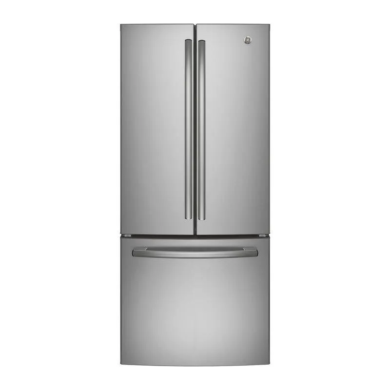GE Réfrigérateur 20,8 pi3 30 po Acier inoxydable Congélateur en bas, Portes françaises - GNE21DYRKFS
