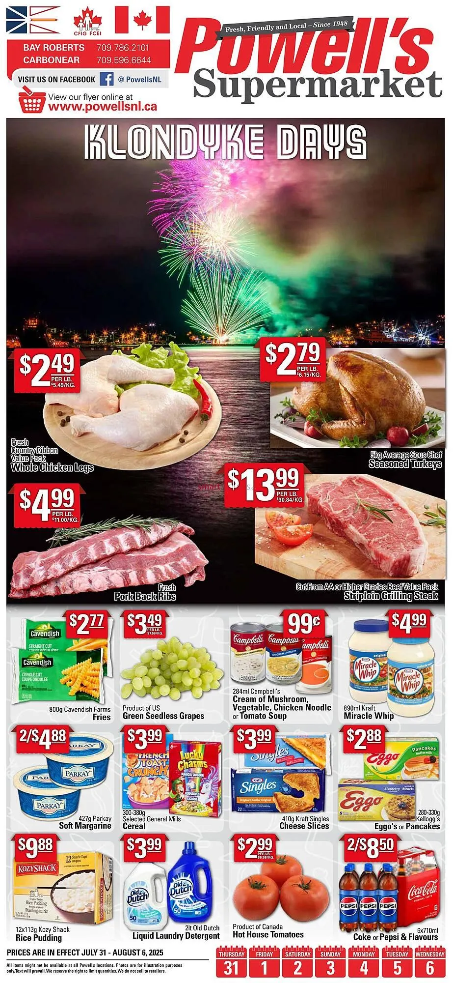 Powells Supermarket flyer - 1