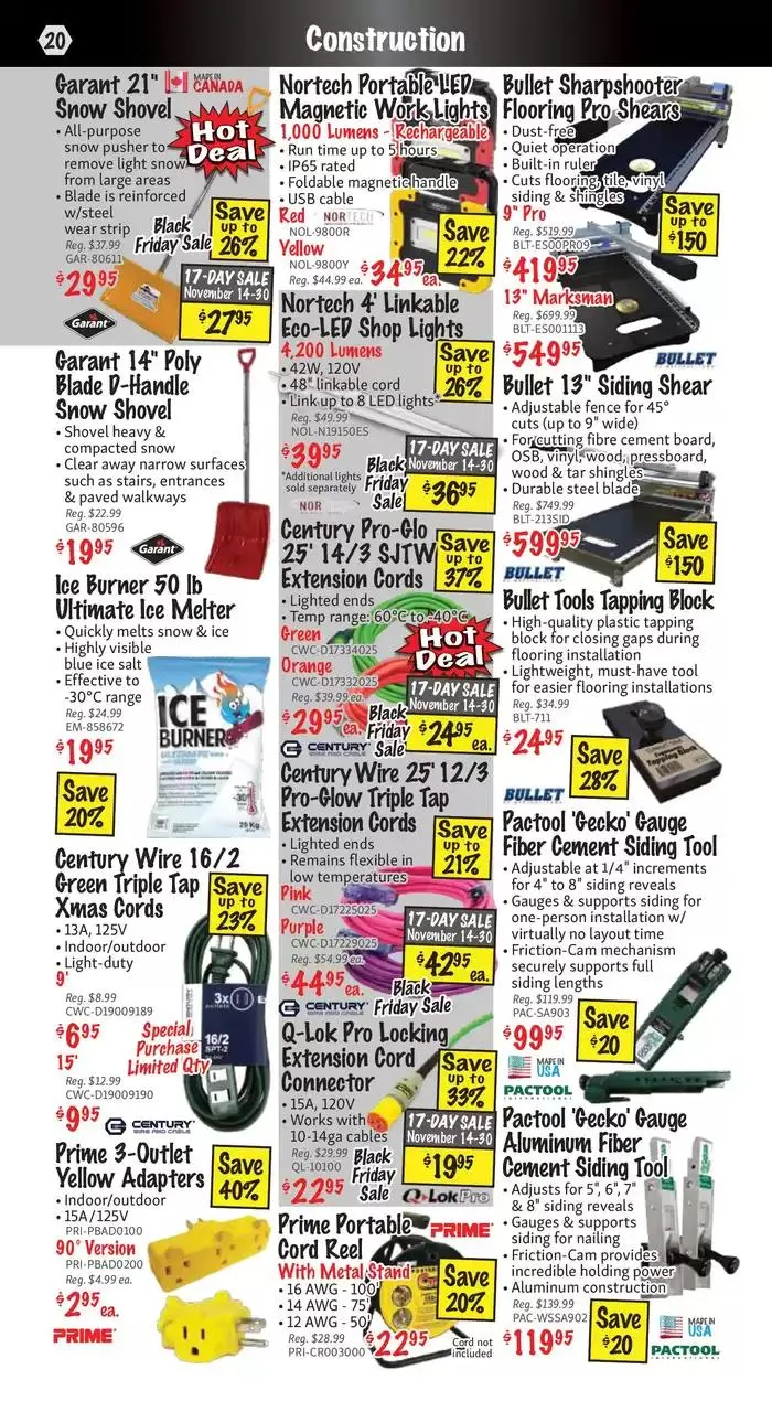 KMS Tools November 2024 Black Friday Sale from November 1 to November 15 2024 - flyer page 20