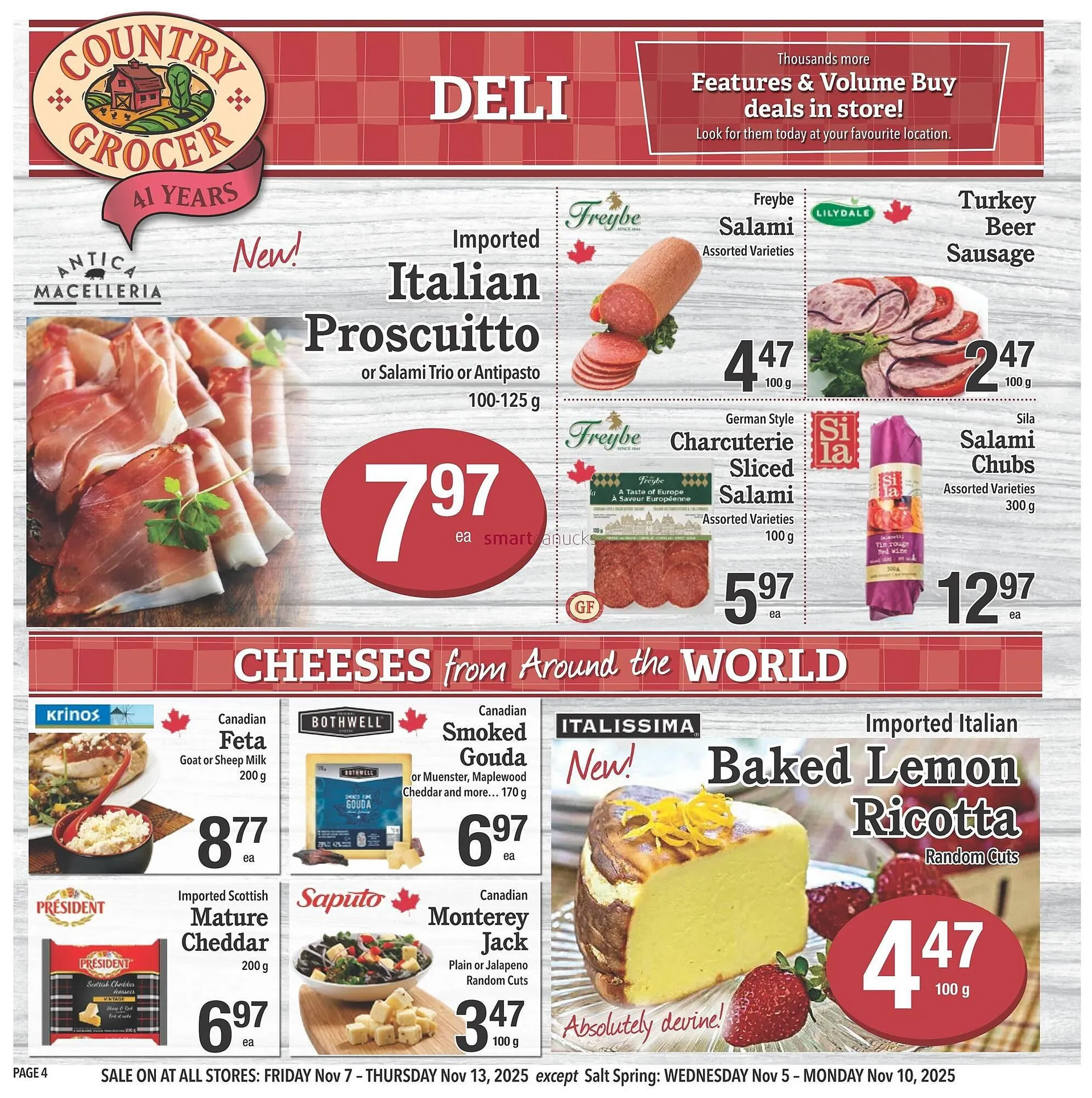 Country Grocer flyer from November 6 to November 12 2025 - flyer page 4