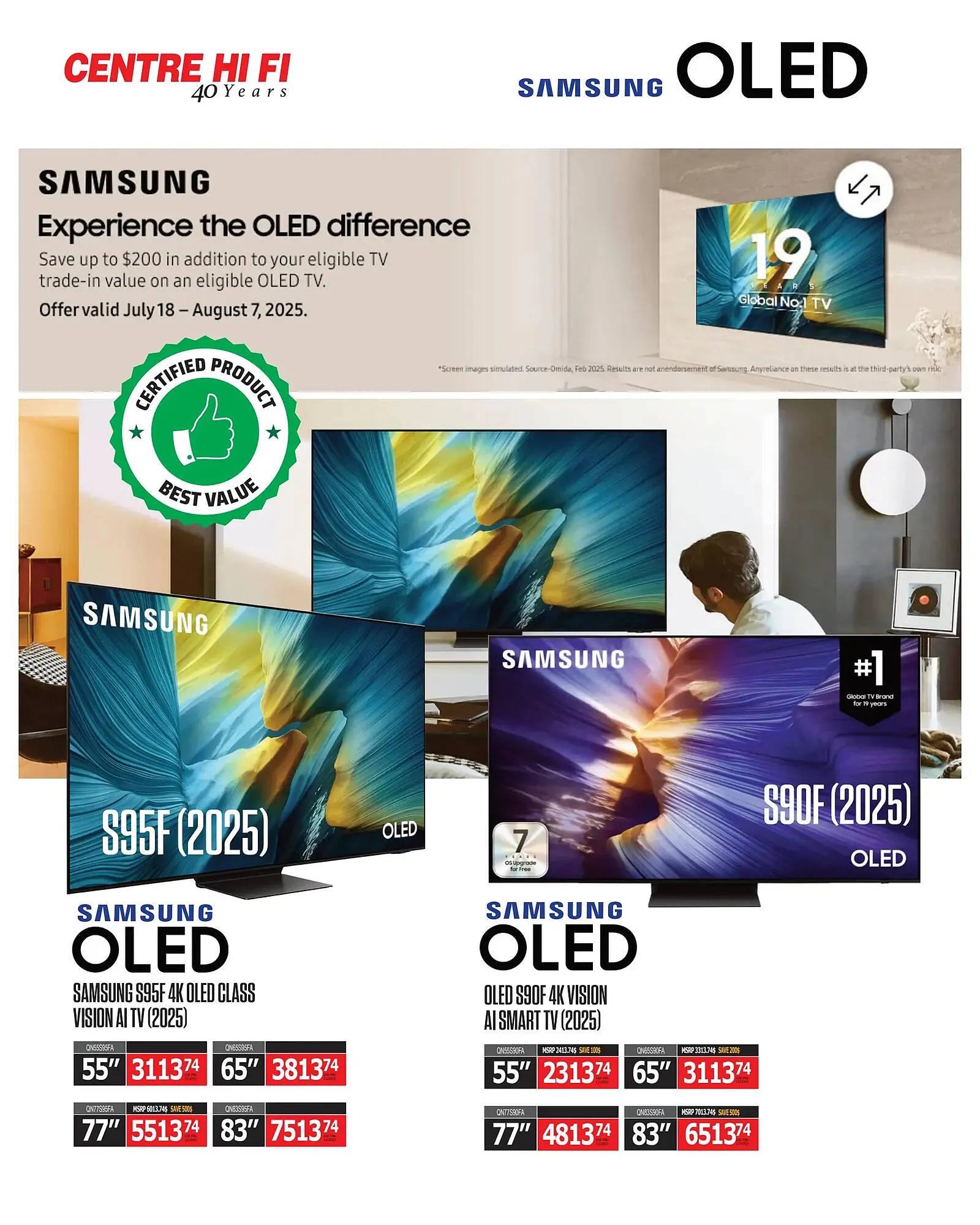 Centre Hi-Fi flyer from July 18 to July 24 2025 - flyer page 23