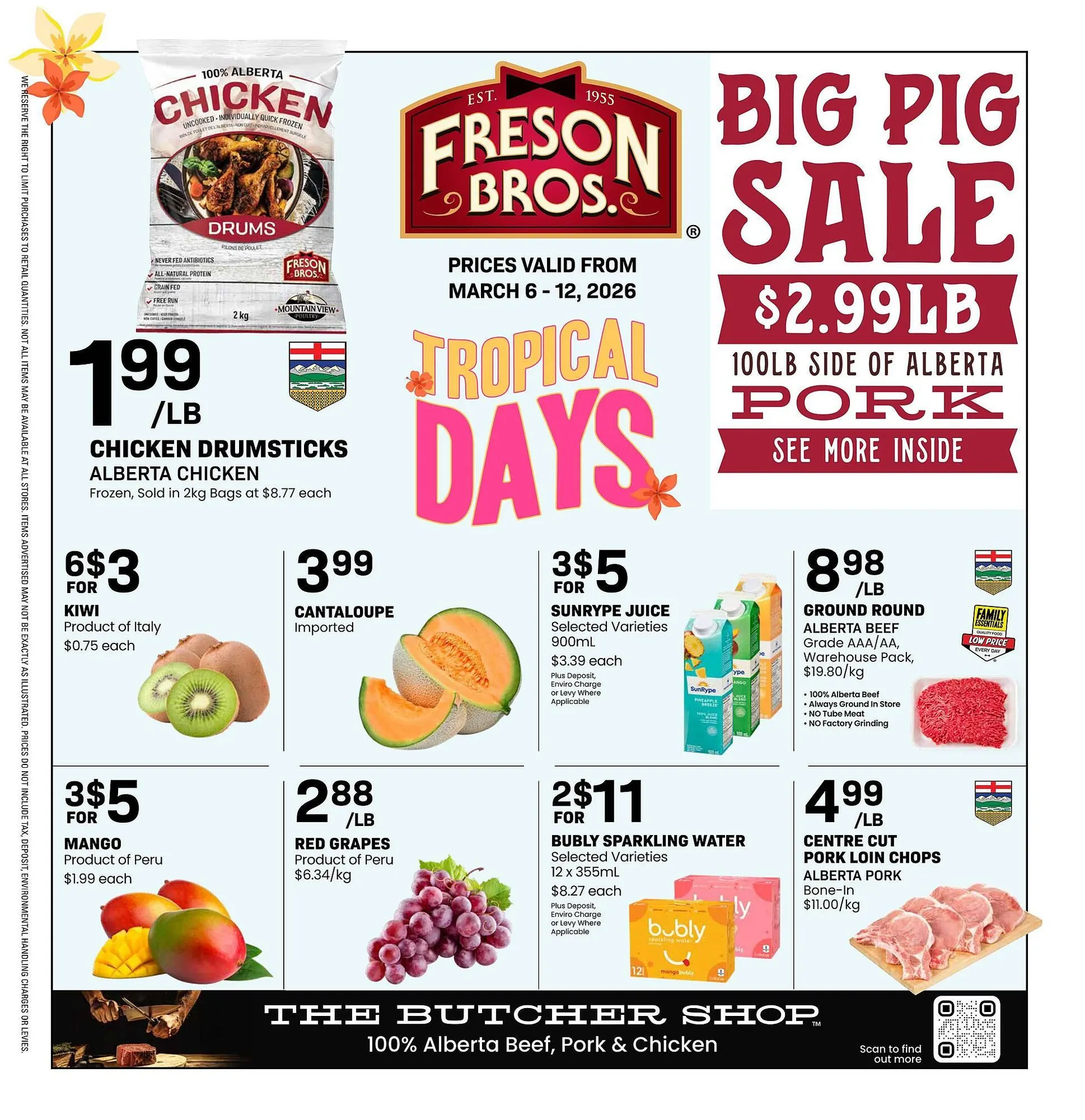 Freson Bros flyer from March 6 to March 12 2026 - flyer page 1
