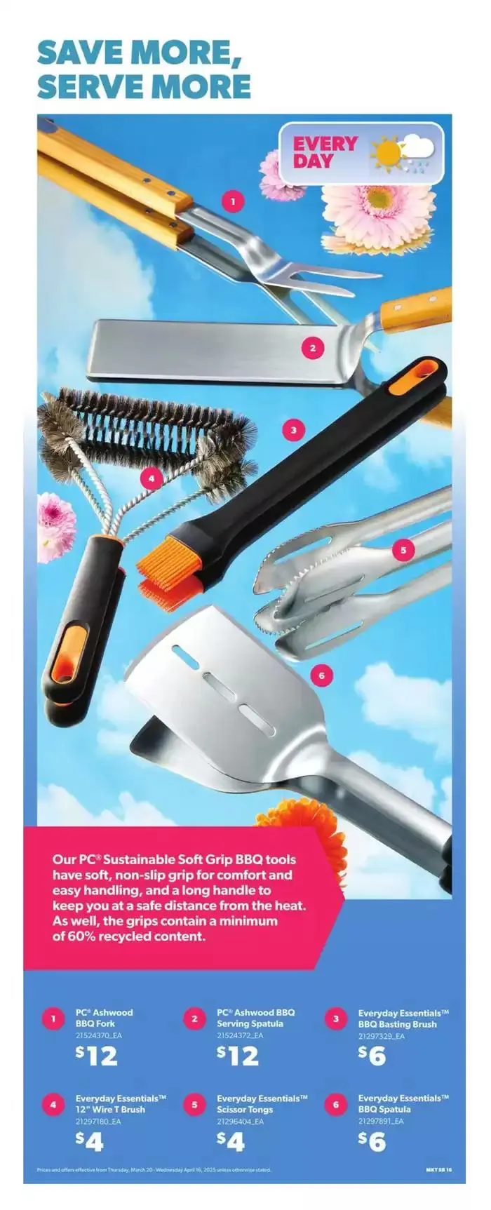 Top offers for smart savers from March 20 to April 16 2025 - flyer page 16