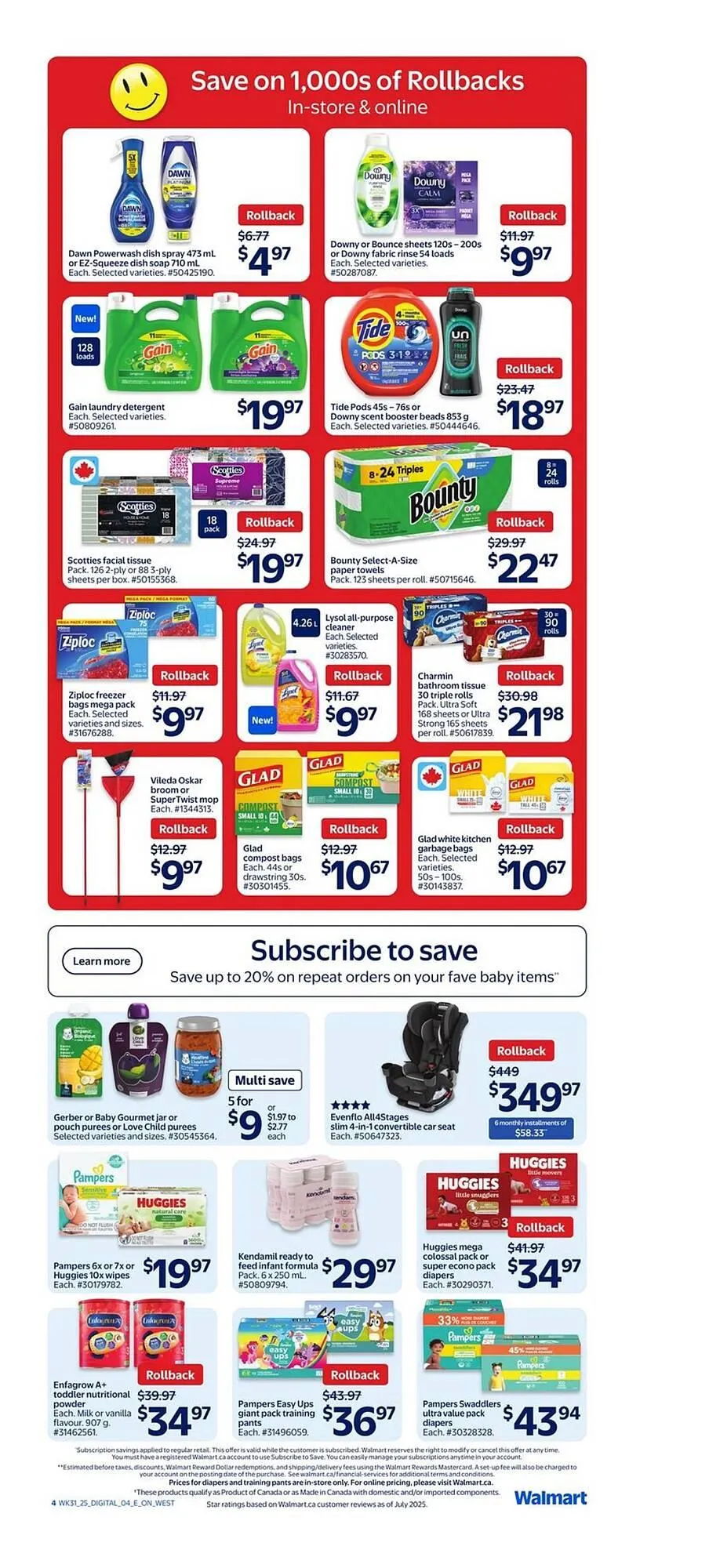 Walmart flyer from August 22 to August 28 2025 - flyer page 8