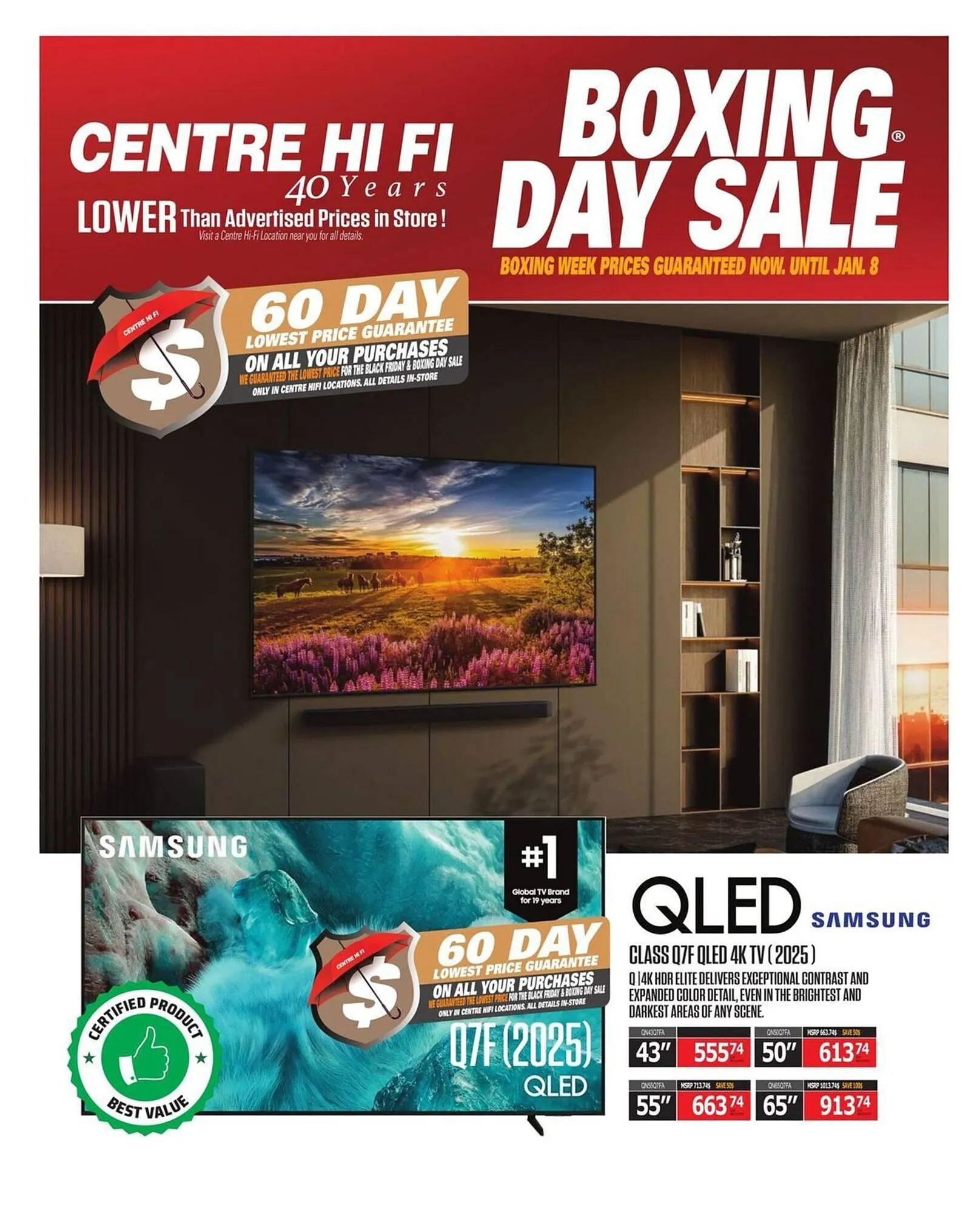 Centre Hi-Fi flyer from January 2 to January 8 2026 - flyer page 34