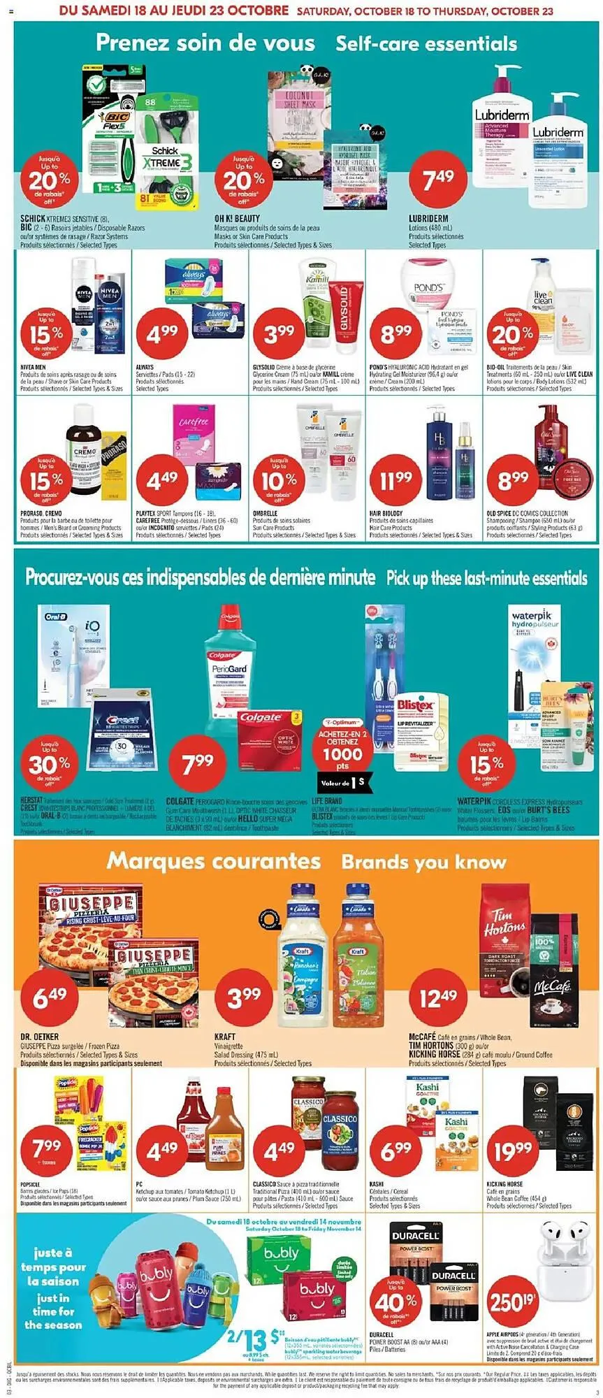 Pharmaprix flyer from October 18 to October 24 2025 - flyer page 20