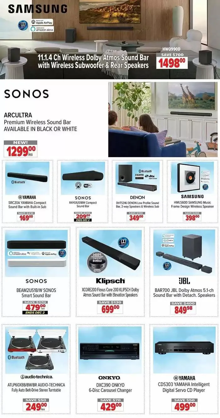 2001 Audio Video weekly flyer from November 29 to December 6 2024 - flyer page 20