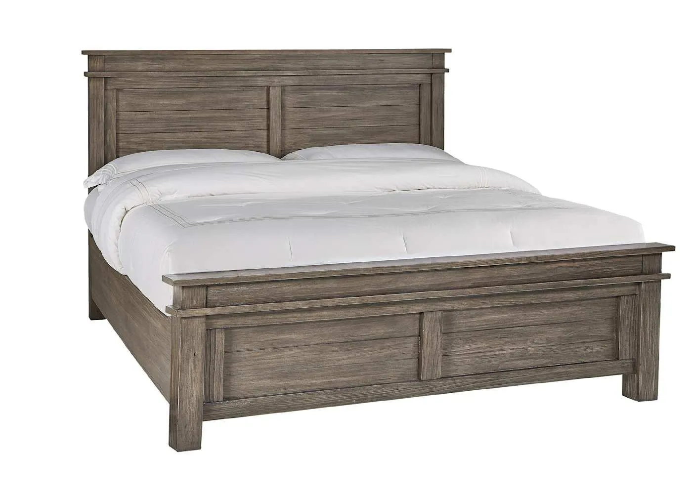 Glacier Point Panel Bed - Greystone