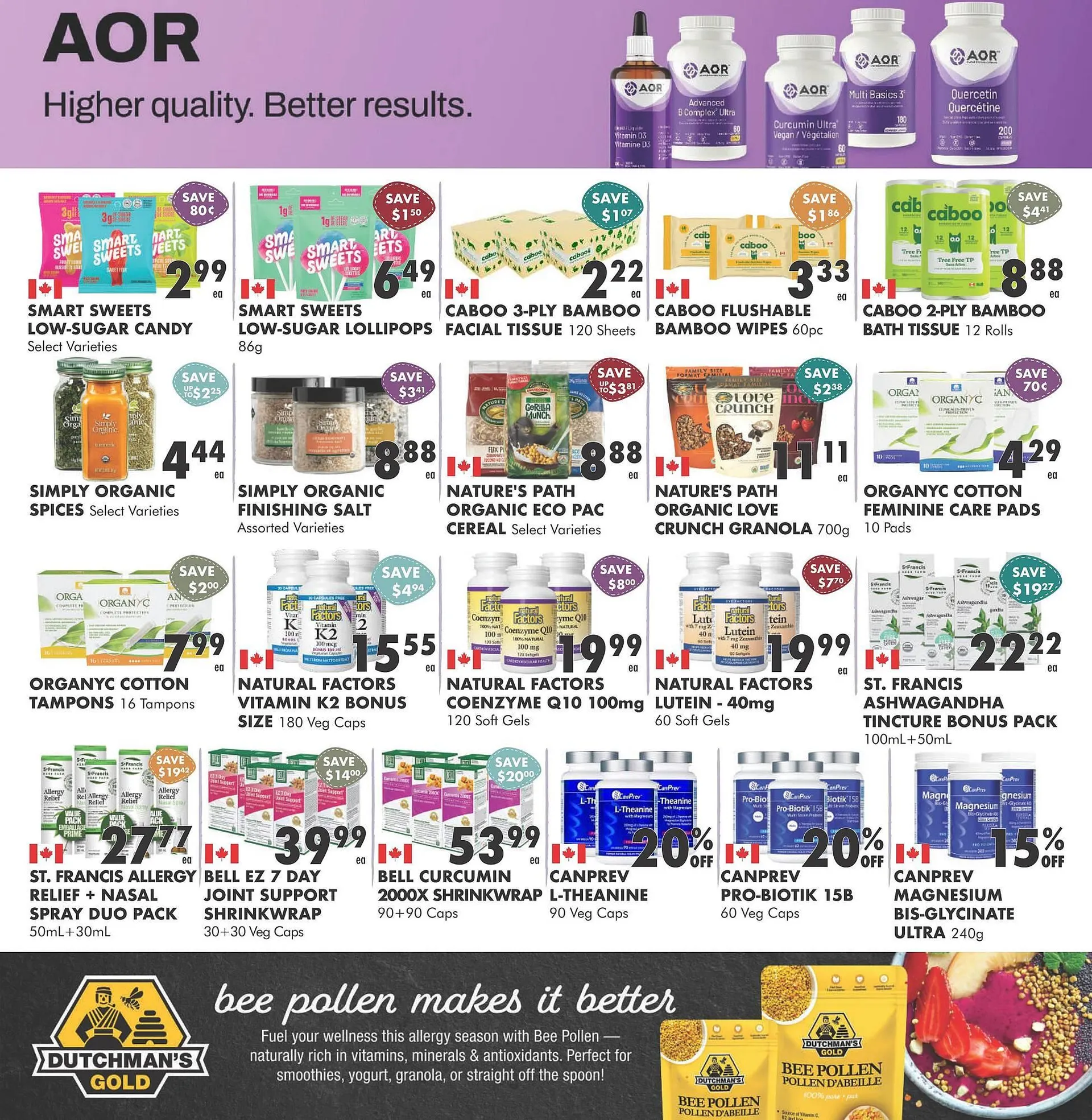 Ambrosia Natural Foods flyer from April 1 to April 30 2025 - flyer page 3