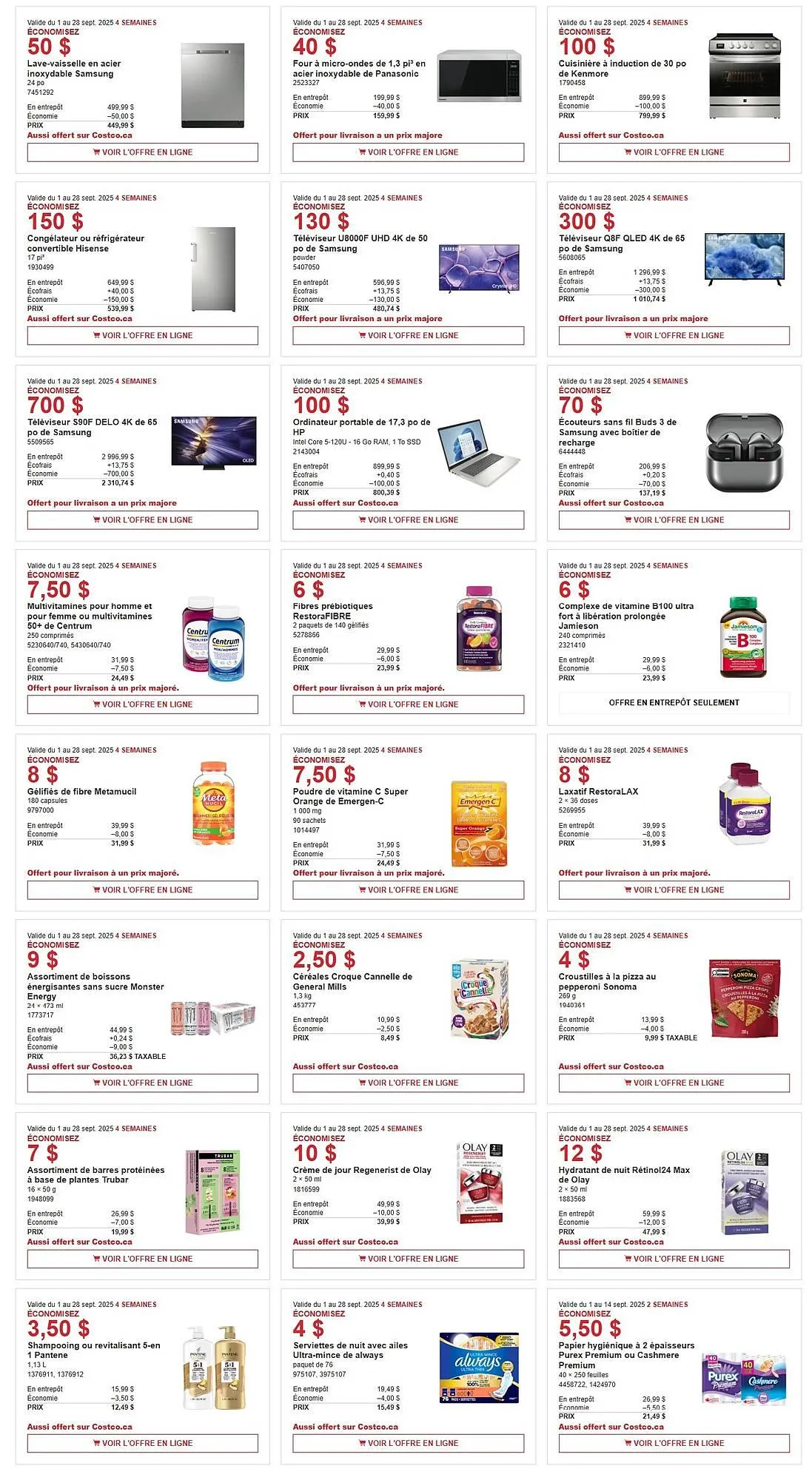 Costco flyer from September 5 to September 11 2025 - flyer page 3