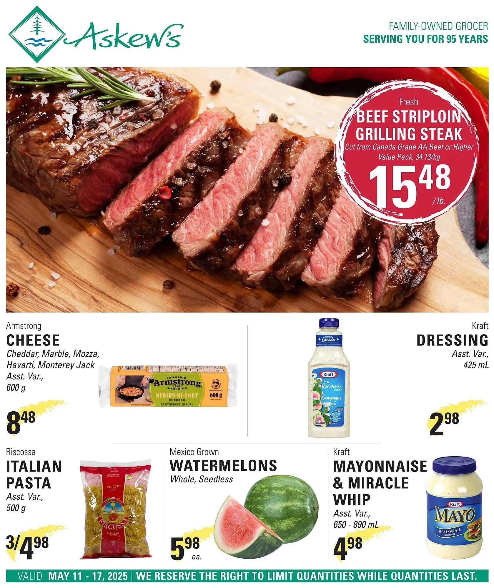 Askews Foods flyer from May 11 to May 24 2025 - flyer page 1