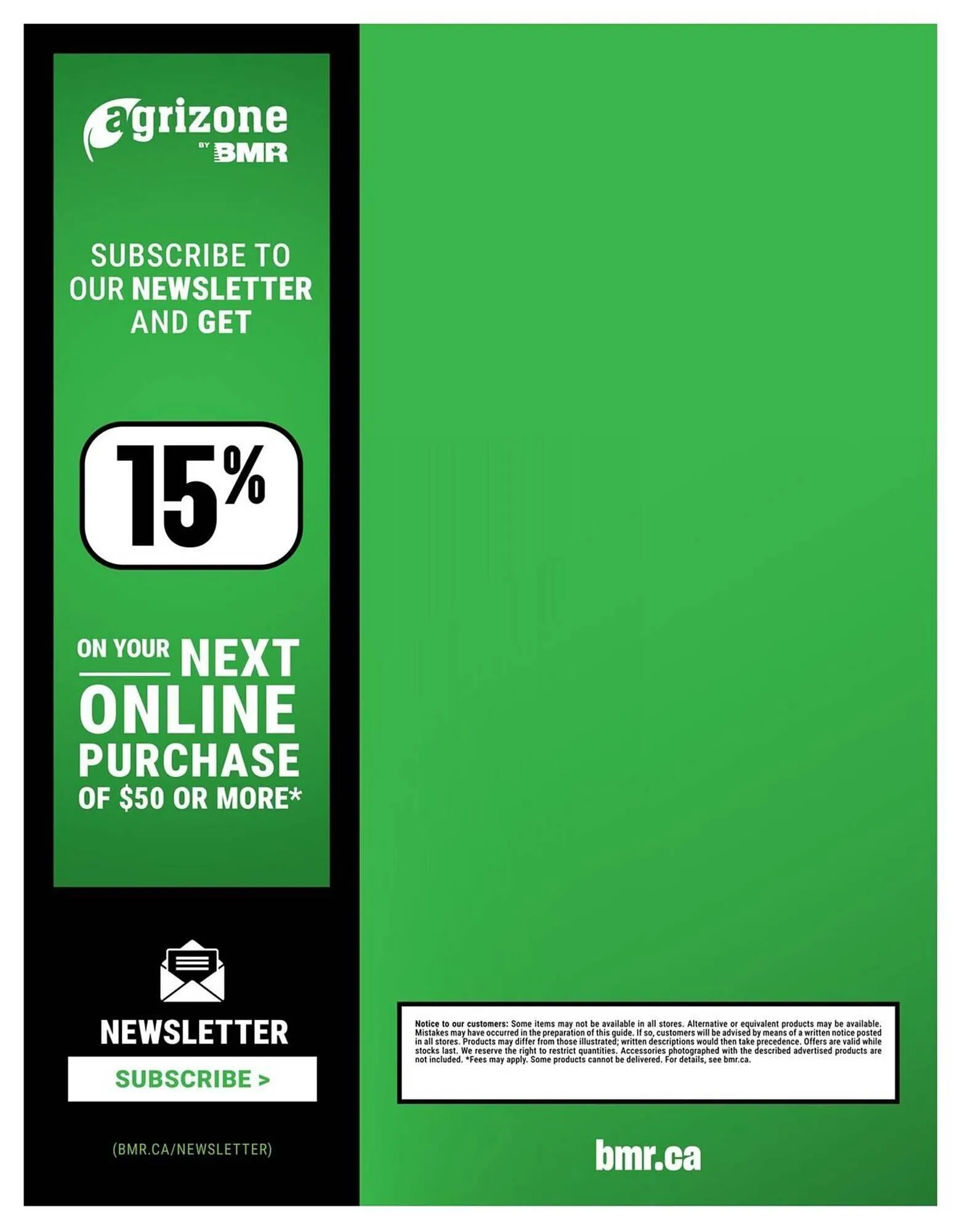 BMR flyer from January 9 to December 31 2026 - flyer page 76