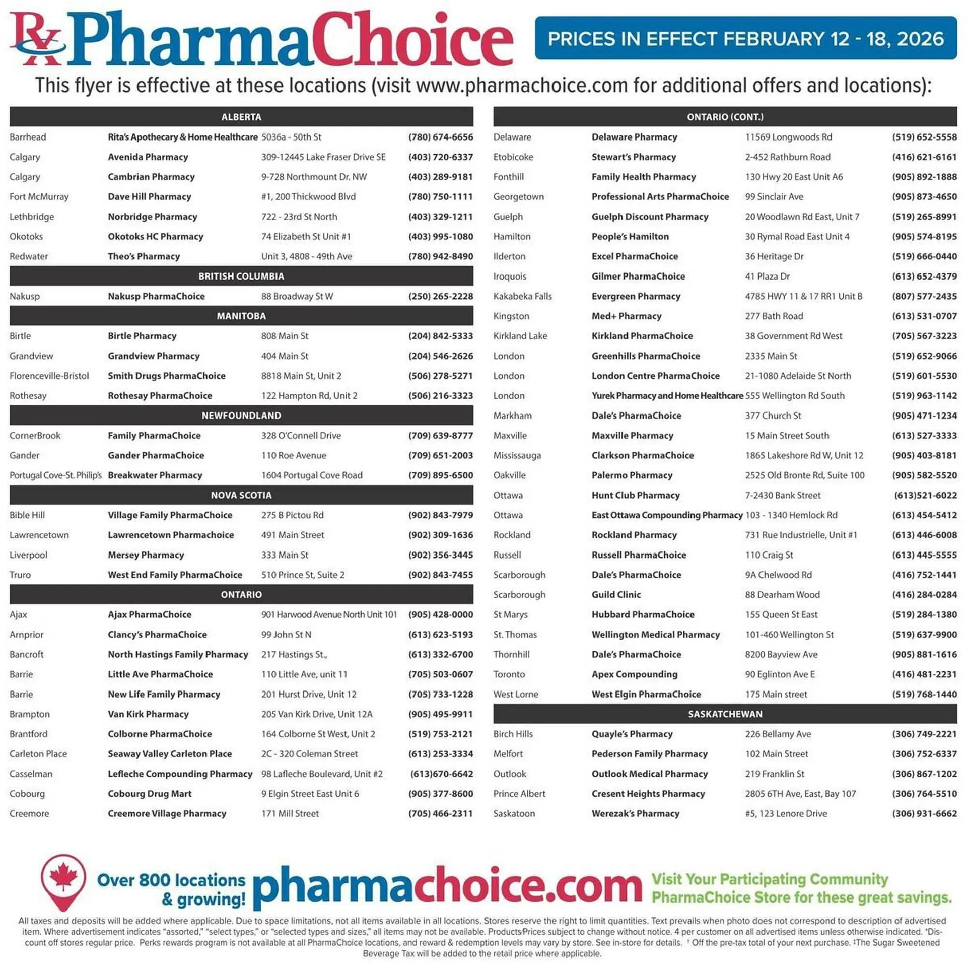 PharmaChoice flyer from February 12 to February 18 2026 - flyer page 5
