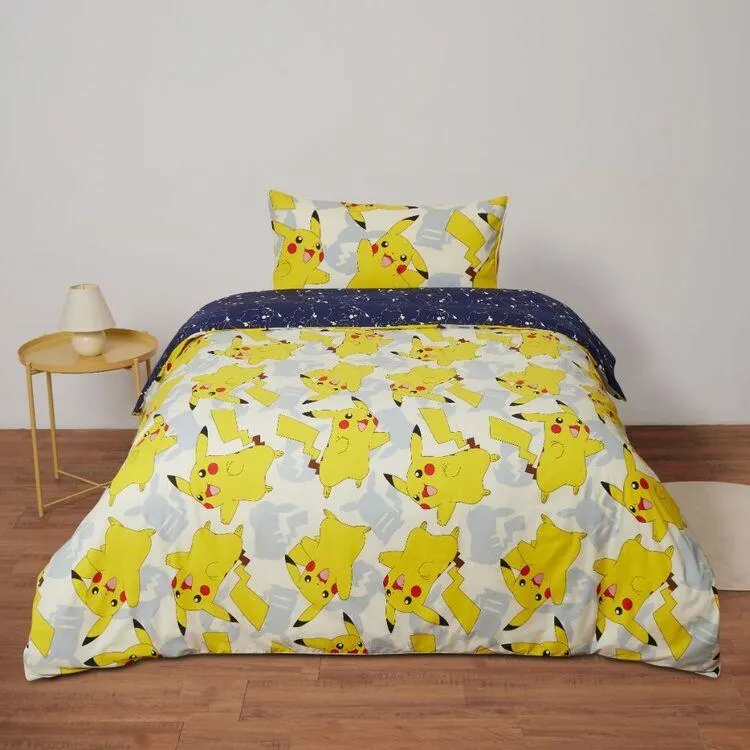 Haven Pokémon Quilt Cover Set Multicoloured