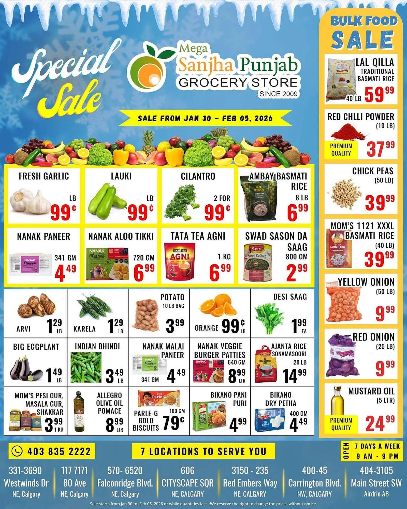Mega Sanjha Punjab Grocery Store flyer - 1