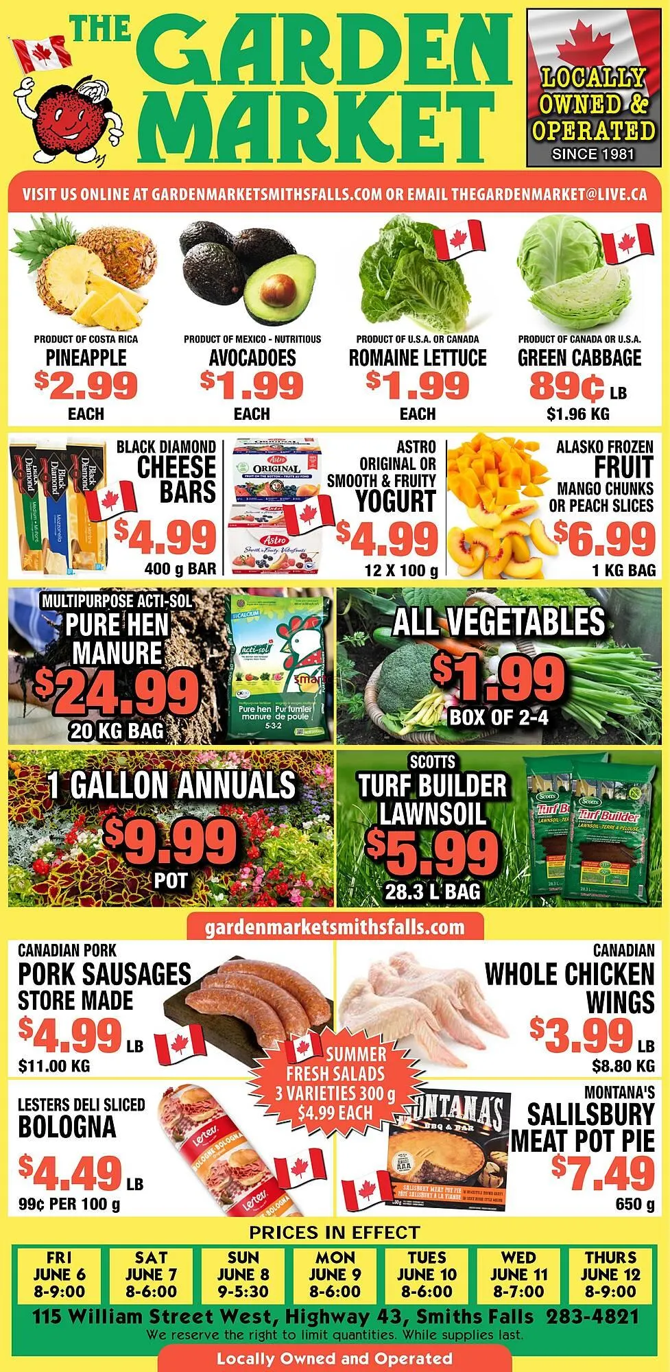 The Garden Market flyer from June 6 to June 12 2025 - flyer page 1