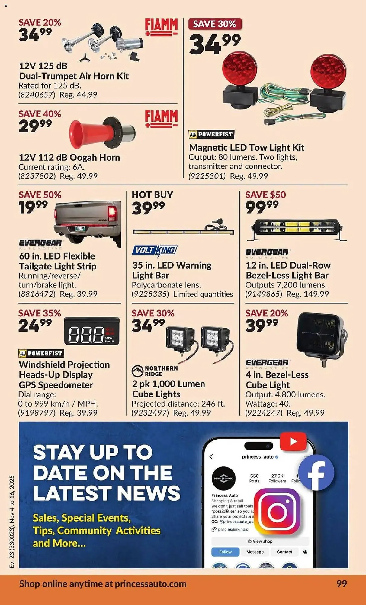 Princess Auto flyer from November 4 to November 17 2025 - flyer page 106