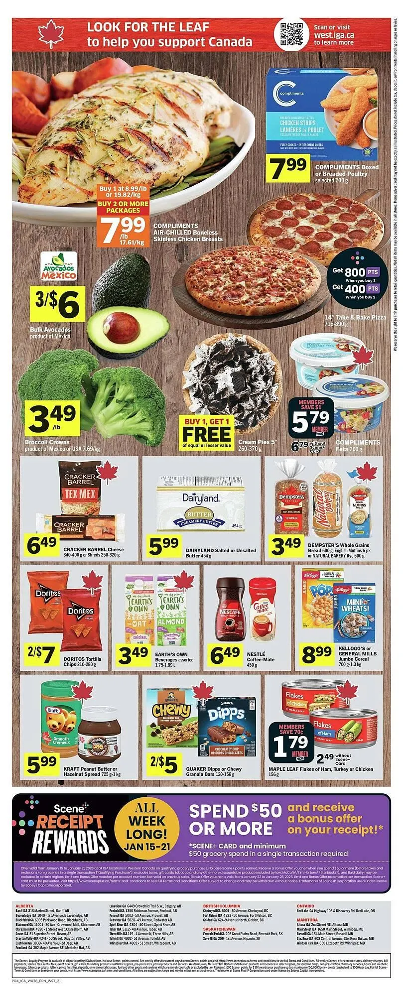 IGA flyer from January 16 to January 23 2026 - flyer page 2