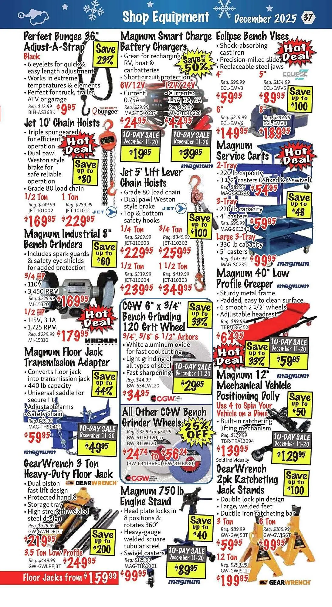 KMS Tools flyer from December 1 to January 1 2026 - flyer page 37