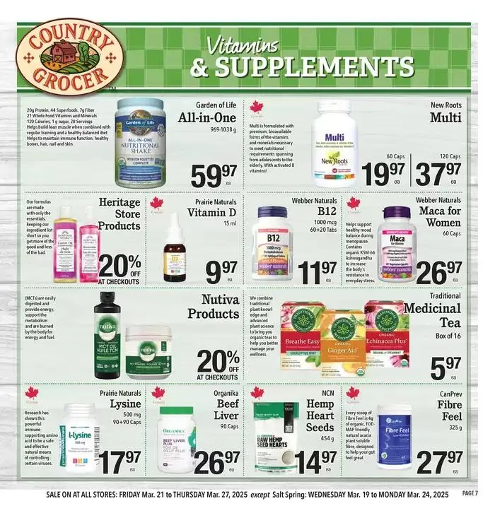 Current bargains and offers from March 21 to March 27 2025 - flyer page 7