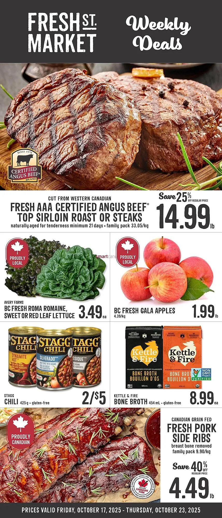 Fresh St Market flyer from October 16 to October 22 2025 - flyer page 1